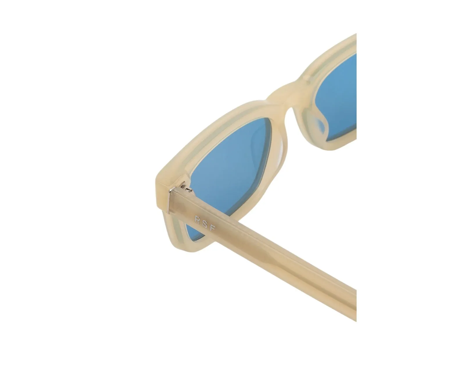 Retrosuperfuture SWV GESTO CREMOSO Occhiali da sole Acetato Crema Azzurro Squadrata Normale - immagine 3