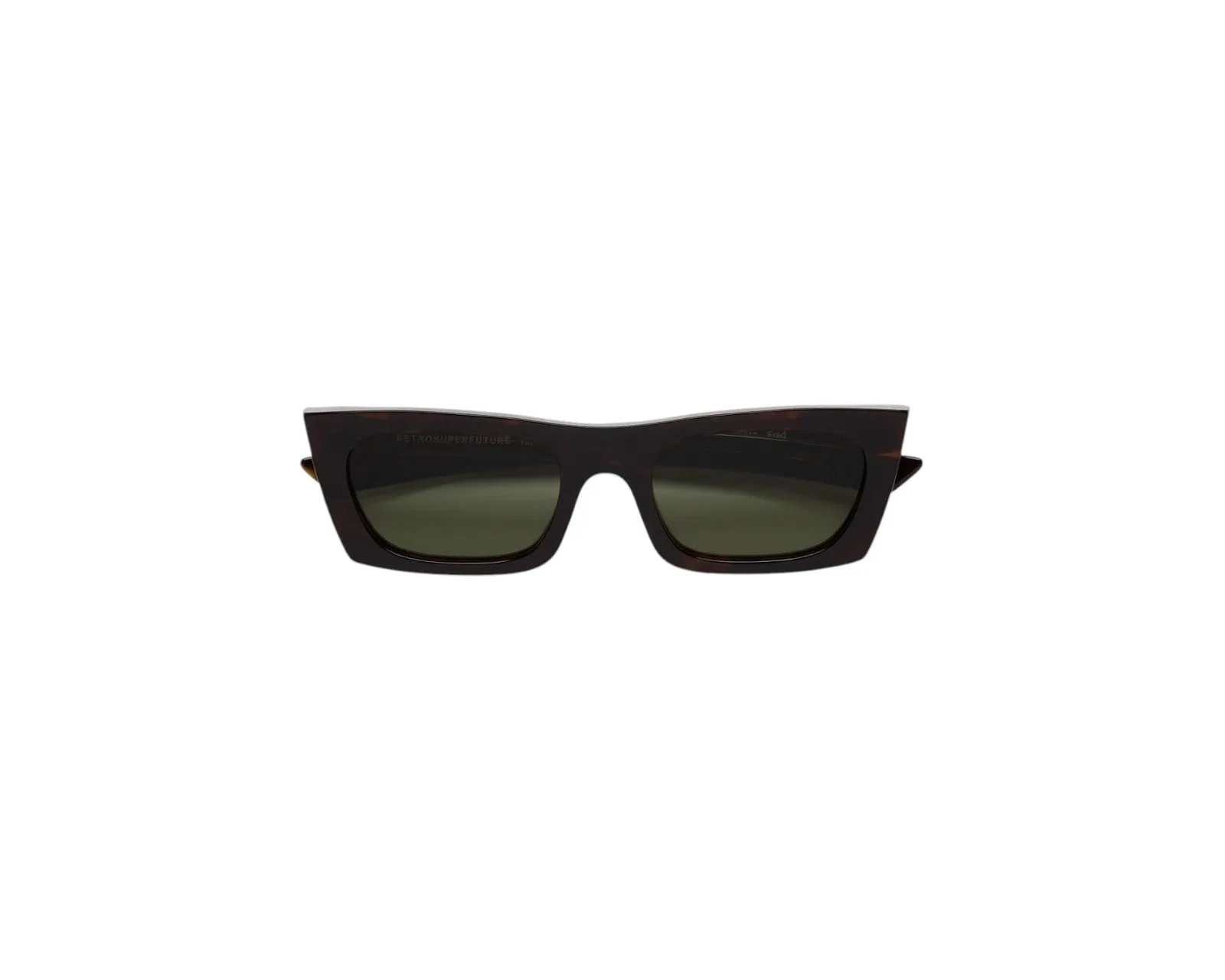 Retrosuperfuture NC2 FRED 2.0 3627 Occhiali da sole Havana Verde Squadrata Normale - immagine 2