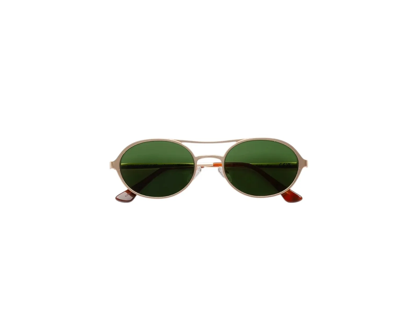 Retrosuperfuture KIW BIRD CLASSICS Occhiali da sole Metallo Oro Verde Rotonda Normale - immagine 2