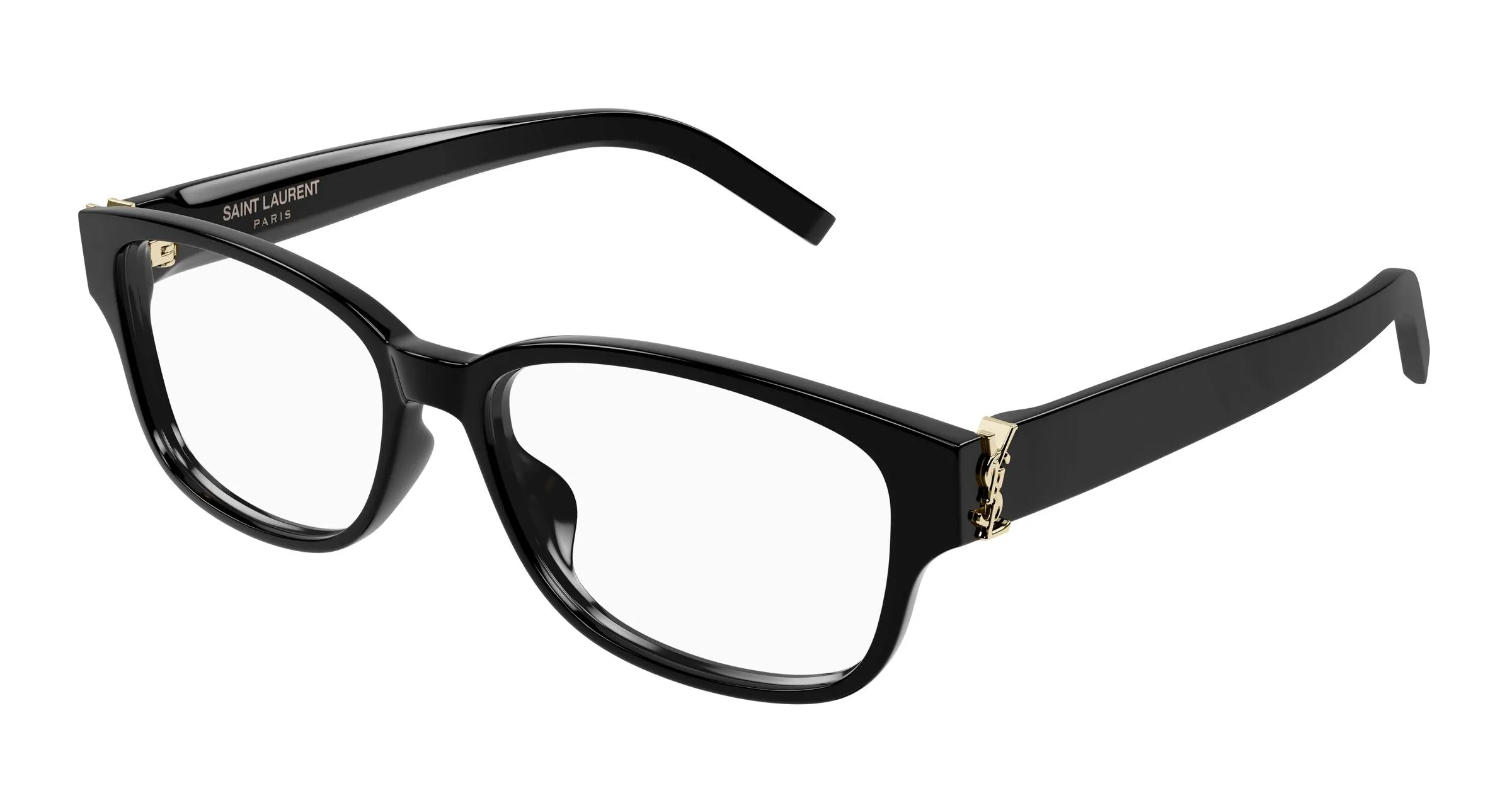 SAINT LAURENT SL M149 005 Montature da vista Acetato Nero Trasparente Squadrata - immagine 1