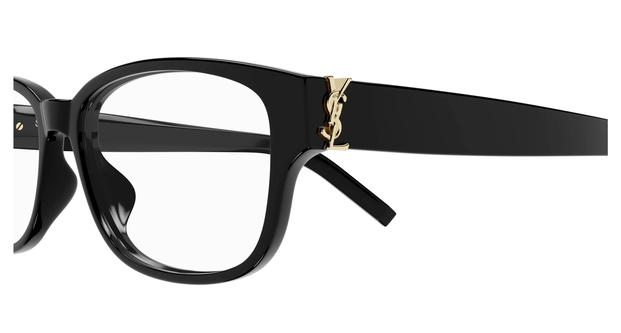 SAINT LAURENT SL M149 005 Montature da vista Acetato Nero Trasparente Squadrata - immagine 3