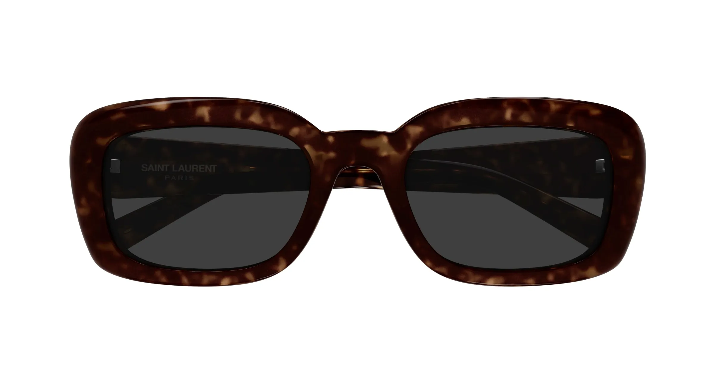 SAINT LAURENT SL M130 006 Occhiali da sole Acetato Havana Grigio Squadrata - immagine 2