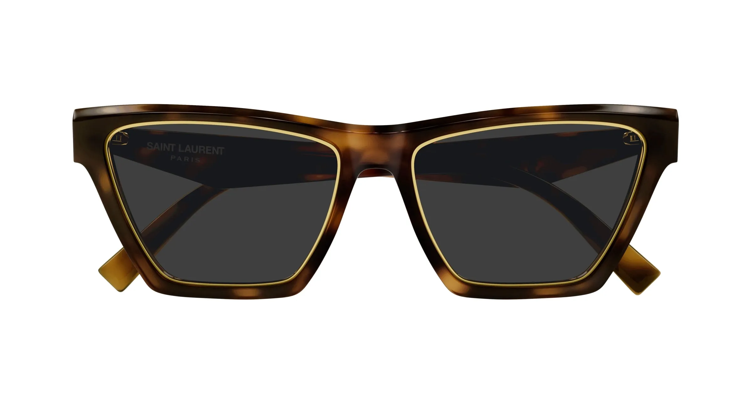 SAINT LAURENT SL M103 RIM 001 Occhiali da sole Acetato Havana Grigio Cat Eye - immagine 2