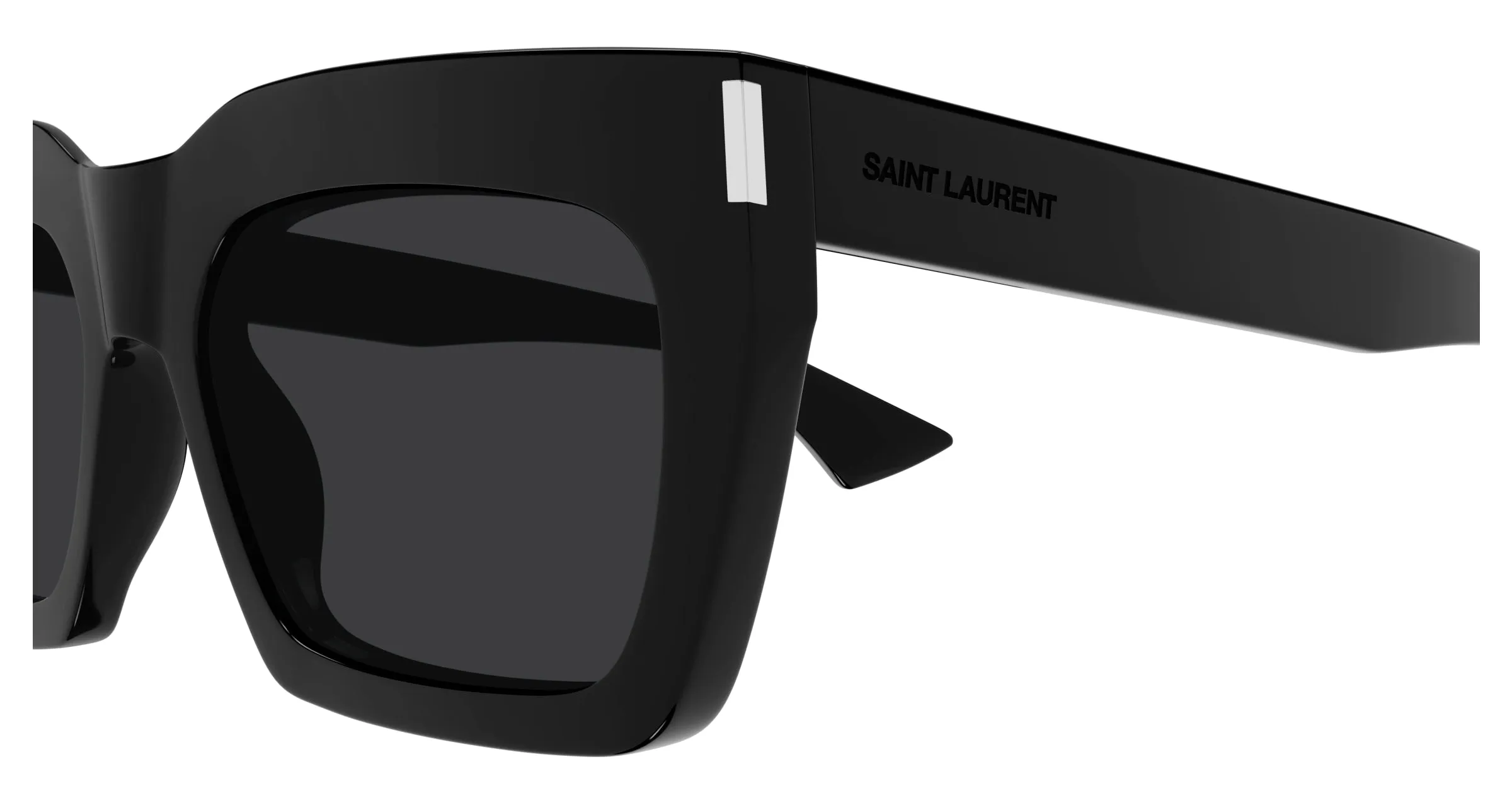 SAINT LAURENT SL 810 001 Occhiali da sole Acetato Nero Nero Squadrata - immagine 3