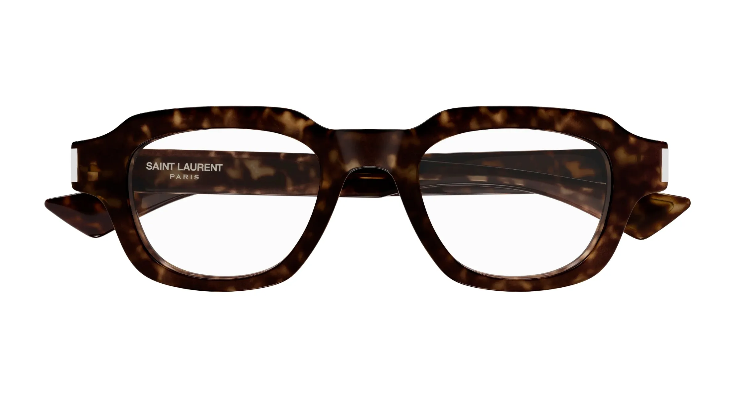 SAINT LAURENT SL 791 OPT 002 Montature da vista Acetato Havana Trasparente Squadrata - immagine 2