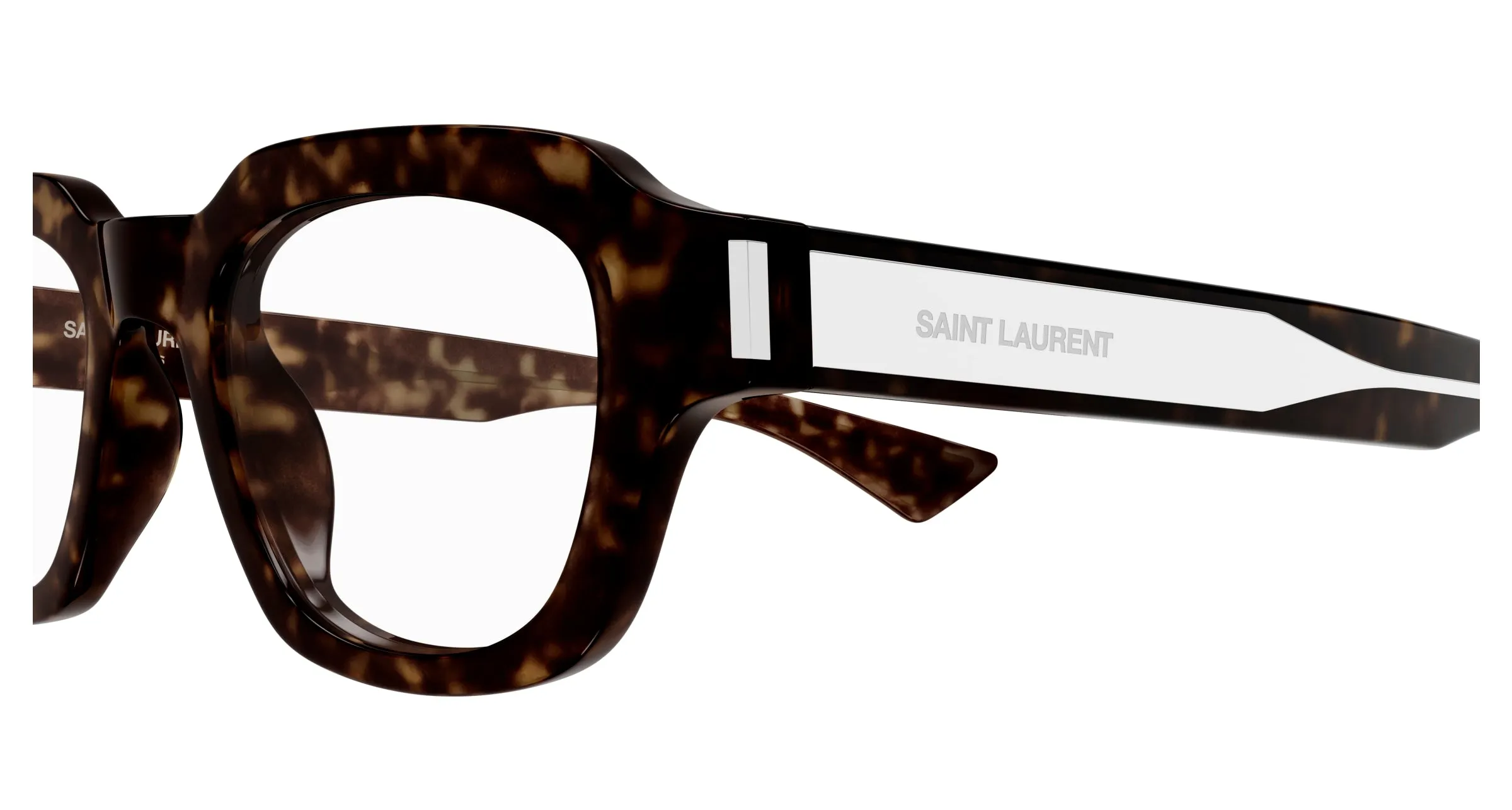 SAINT LAURENT SL 791 OPT 002 Montature da vista Acetato Havana Trasparente Squadrata - immagine 3