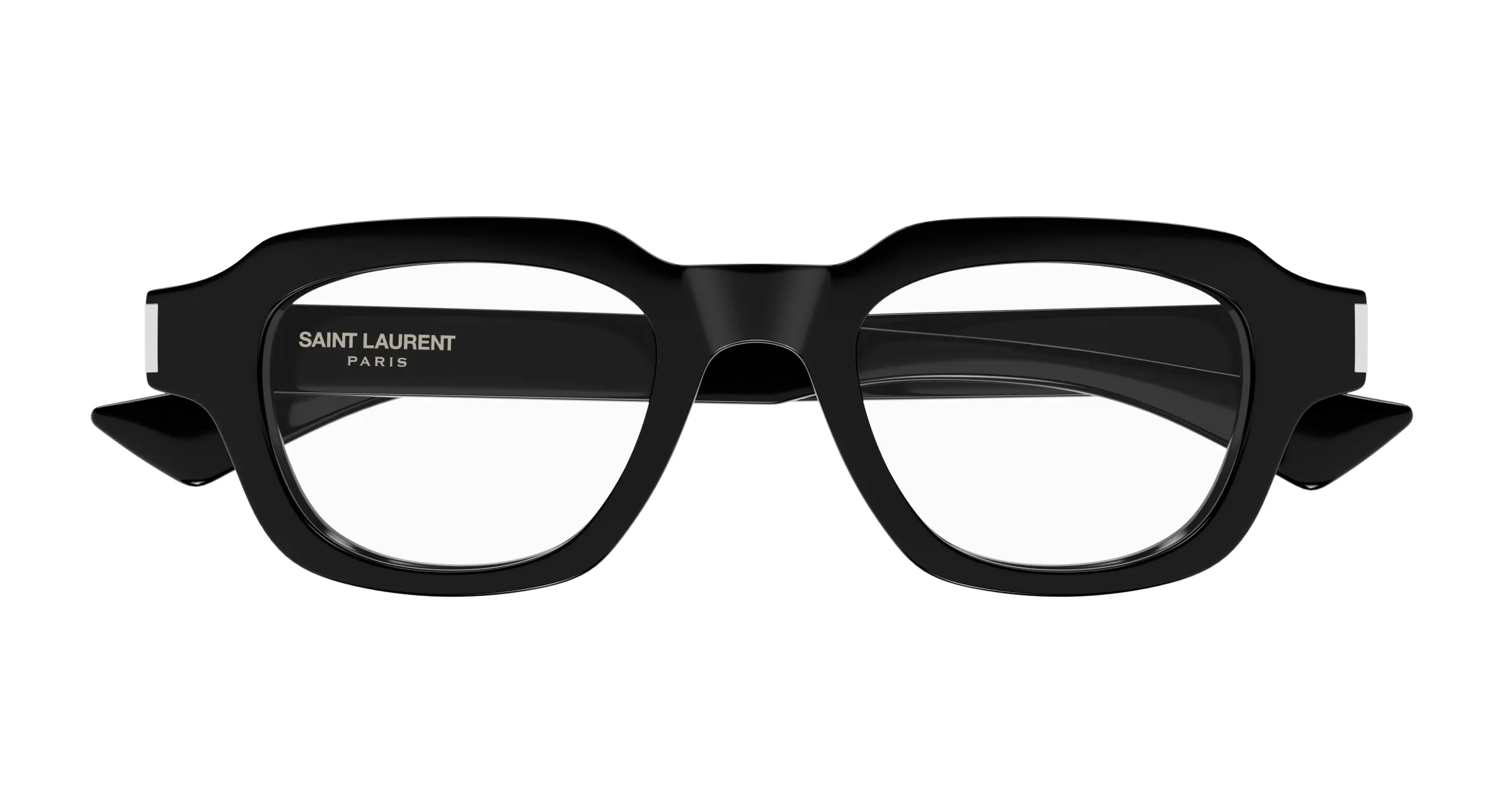 SAINT LAURENT SL 791 OPT 001 Montature da vista Acetato Nero Trasparente Squadrata - immagine 2