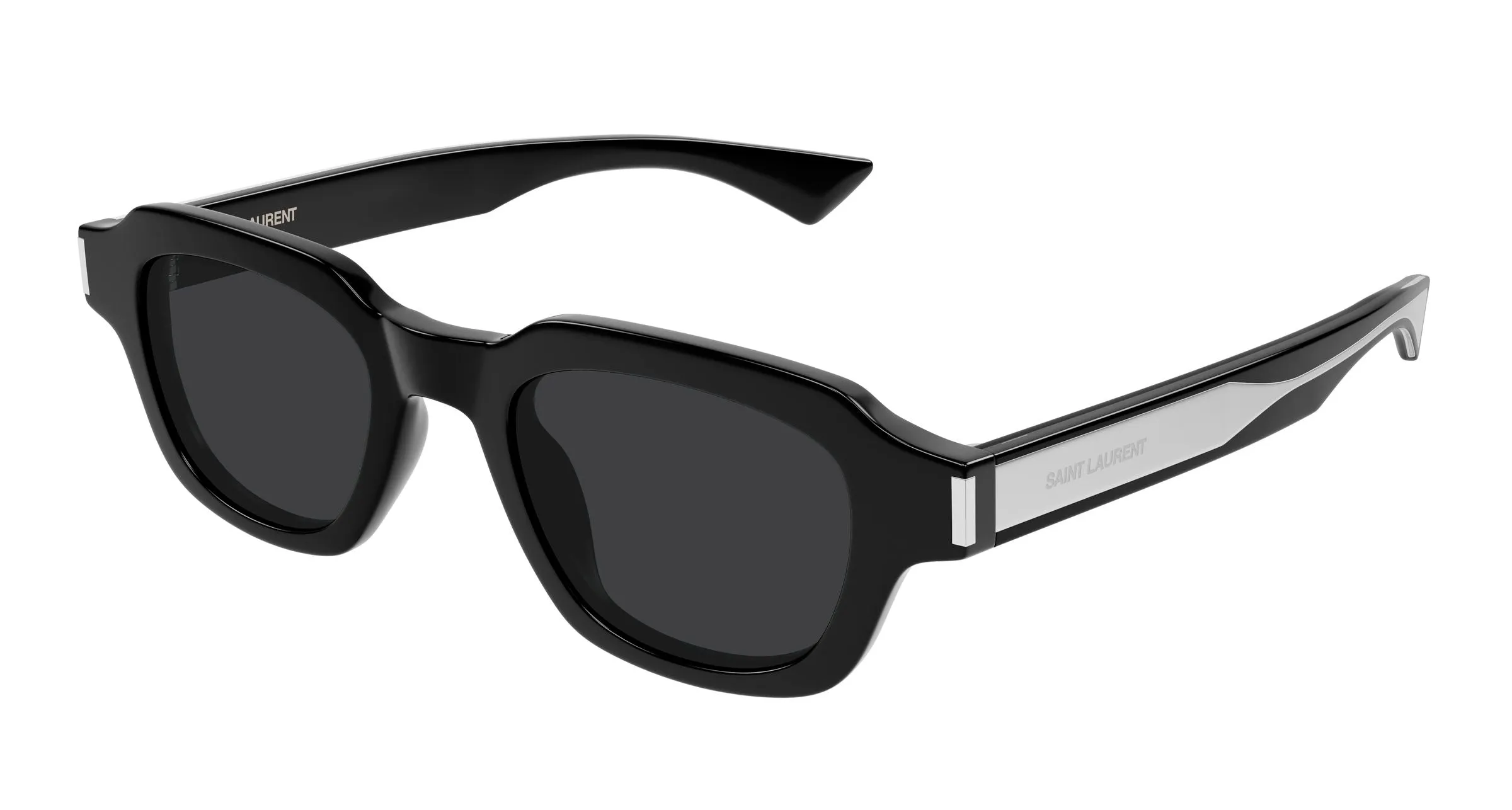 SAINT LAURENT SL 791 001 Occhiali da sole Acetato Nero Nero Squadrata - immagine 1