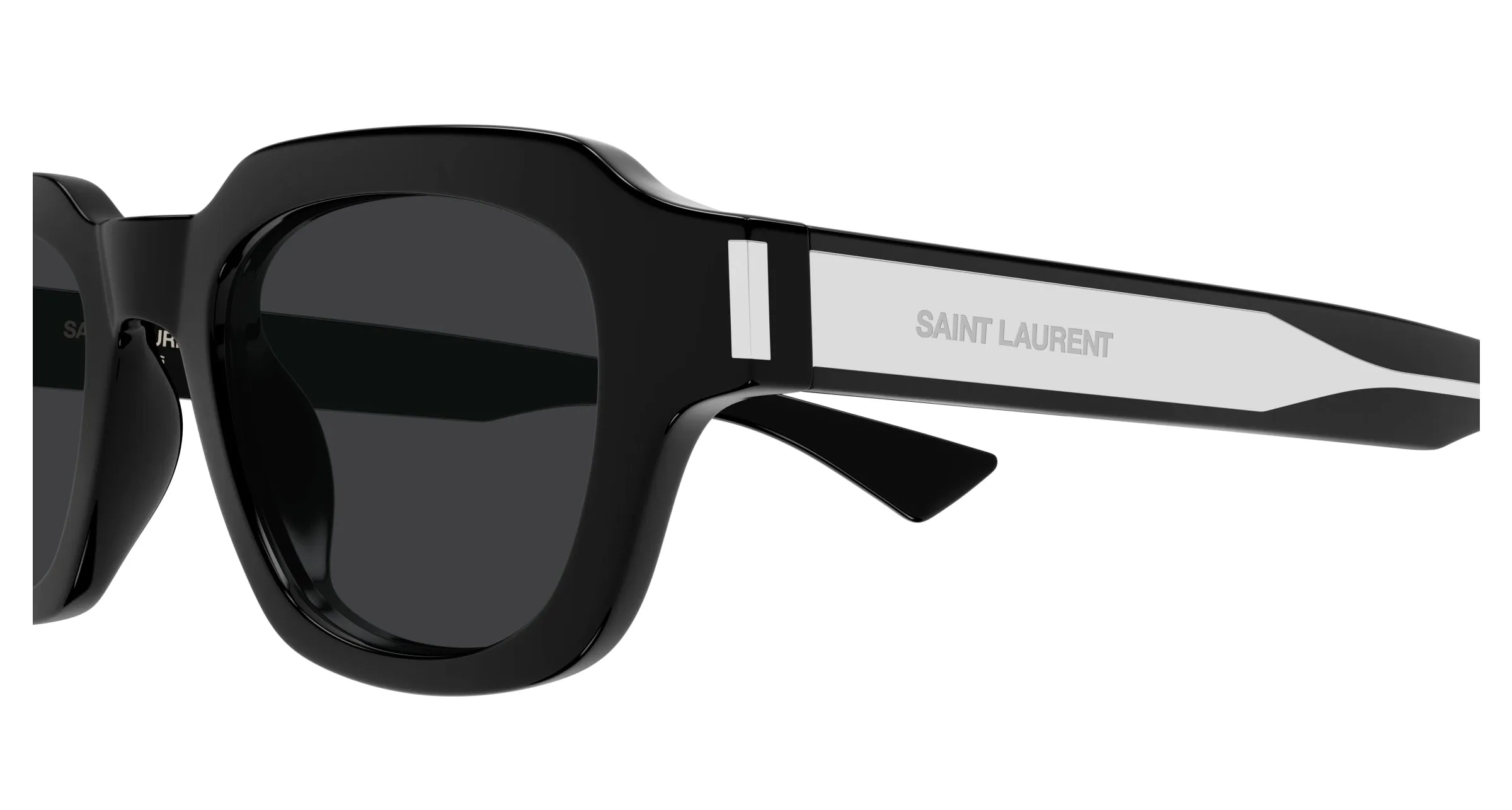 SAINT LAURENT SL 791 001 Occhiali da sole Acetato Nero Nero Squadrata - immagine 3