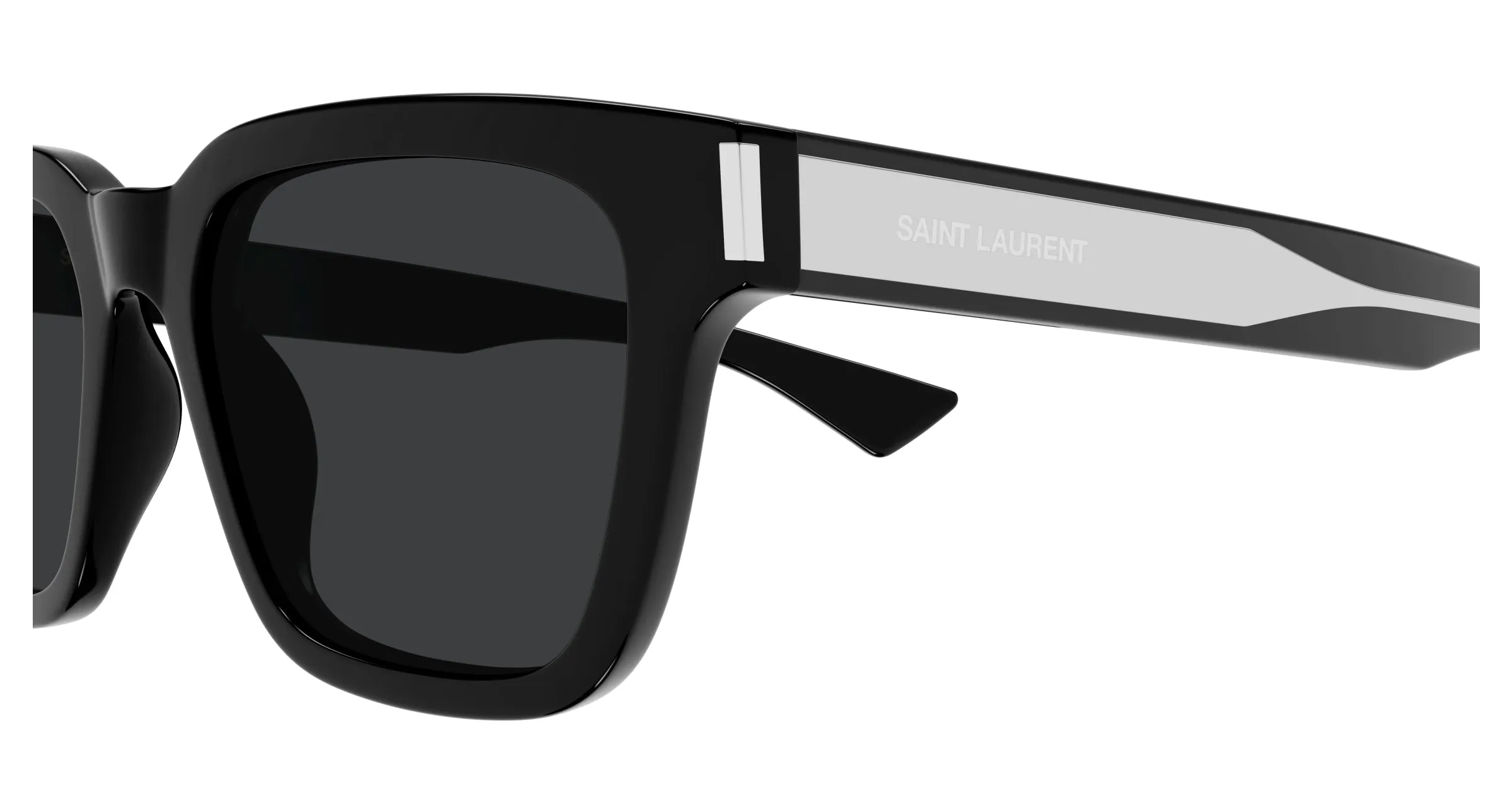 SAINT LAURENT SL 790 001 Occhiali da sole Acetato Nero Nero Squadrata - immagine 3