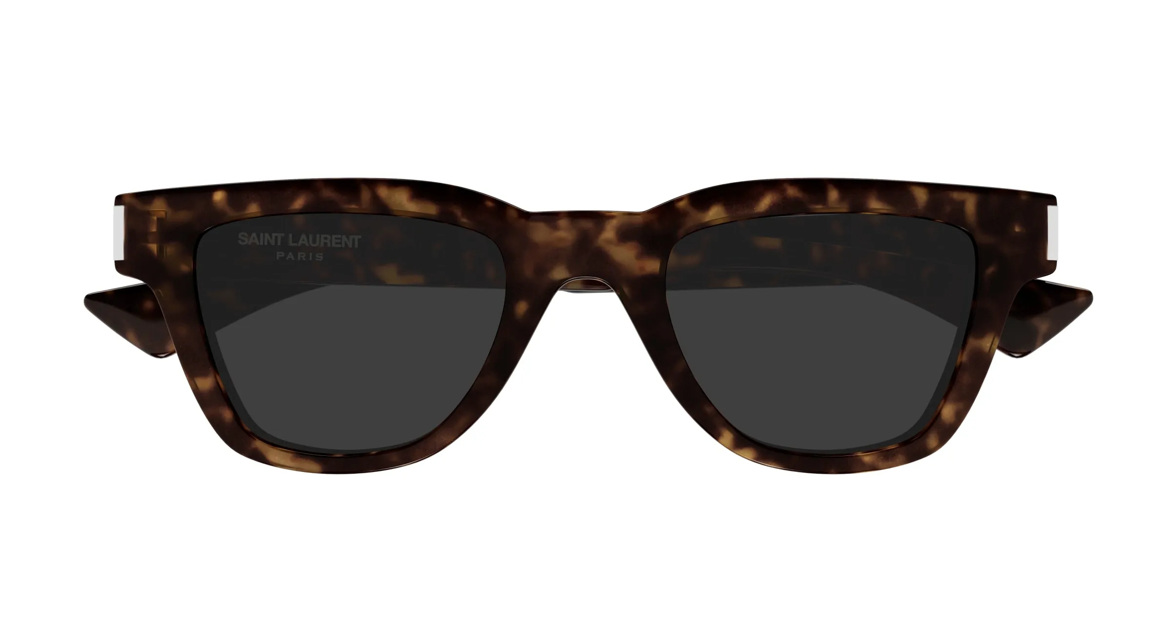 SAINT LAURENT SL 789 JACQUES 002 Occhiali da sole Acetato Havana Grigio Squadrata - immagine 2