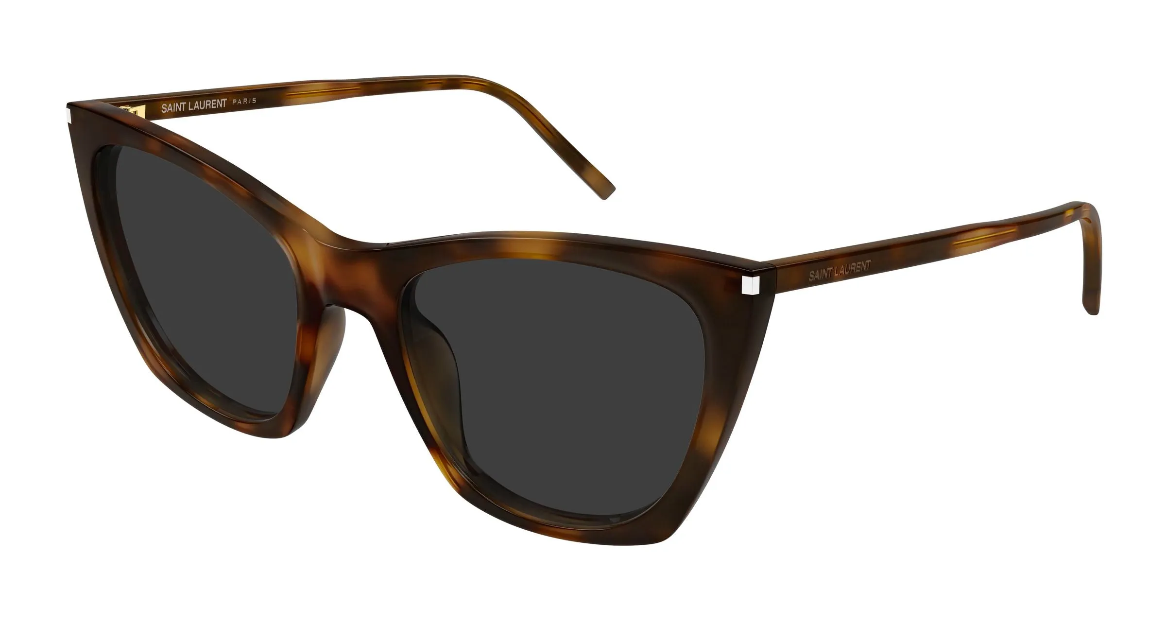 SAINT LAURENT SL 214 KATE THIN 003 Occhiali da sole Acetato Havana Grigio Cat Eye - immagine 1
