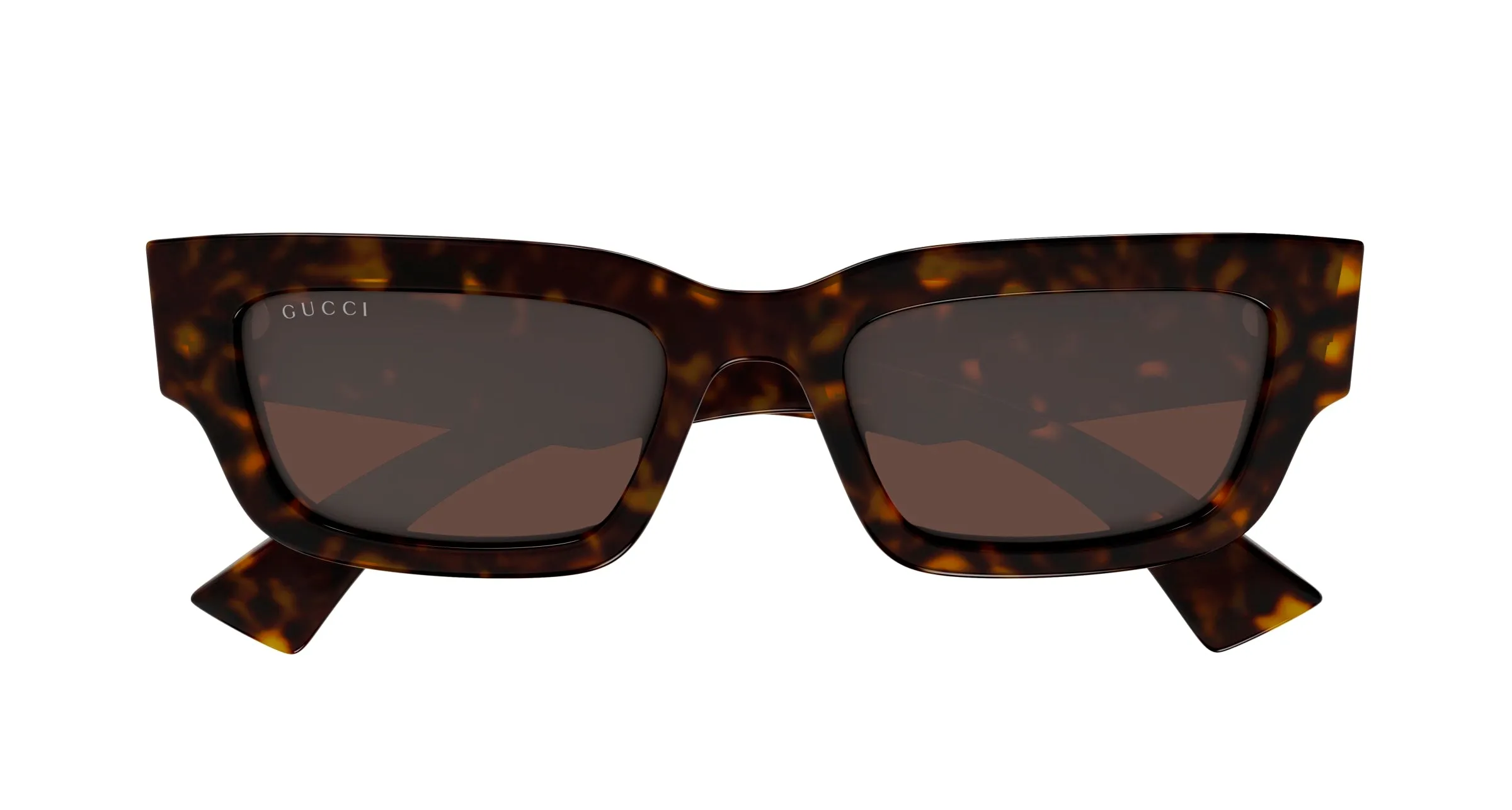 Gucci GG1838S 002 Occhiali da sole Acetato Havana Marrone Squadrata - immagine 2