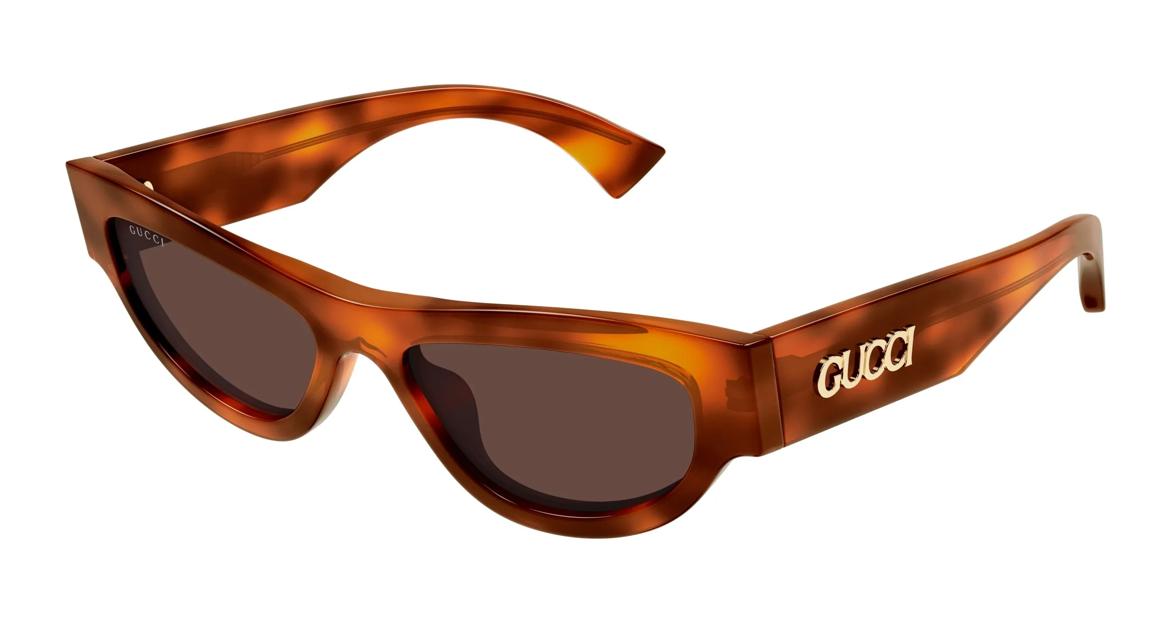 Gucci GG1834S 002 Occhiali da sole Acetato Havana Marrone Cat Eye - immagine 1