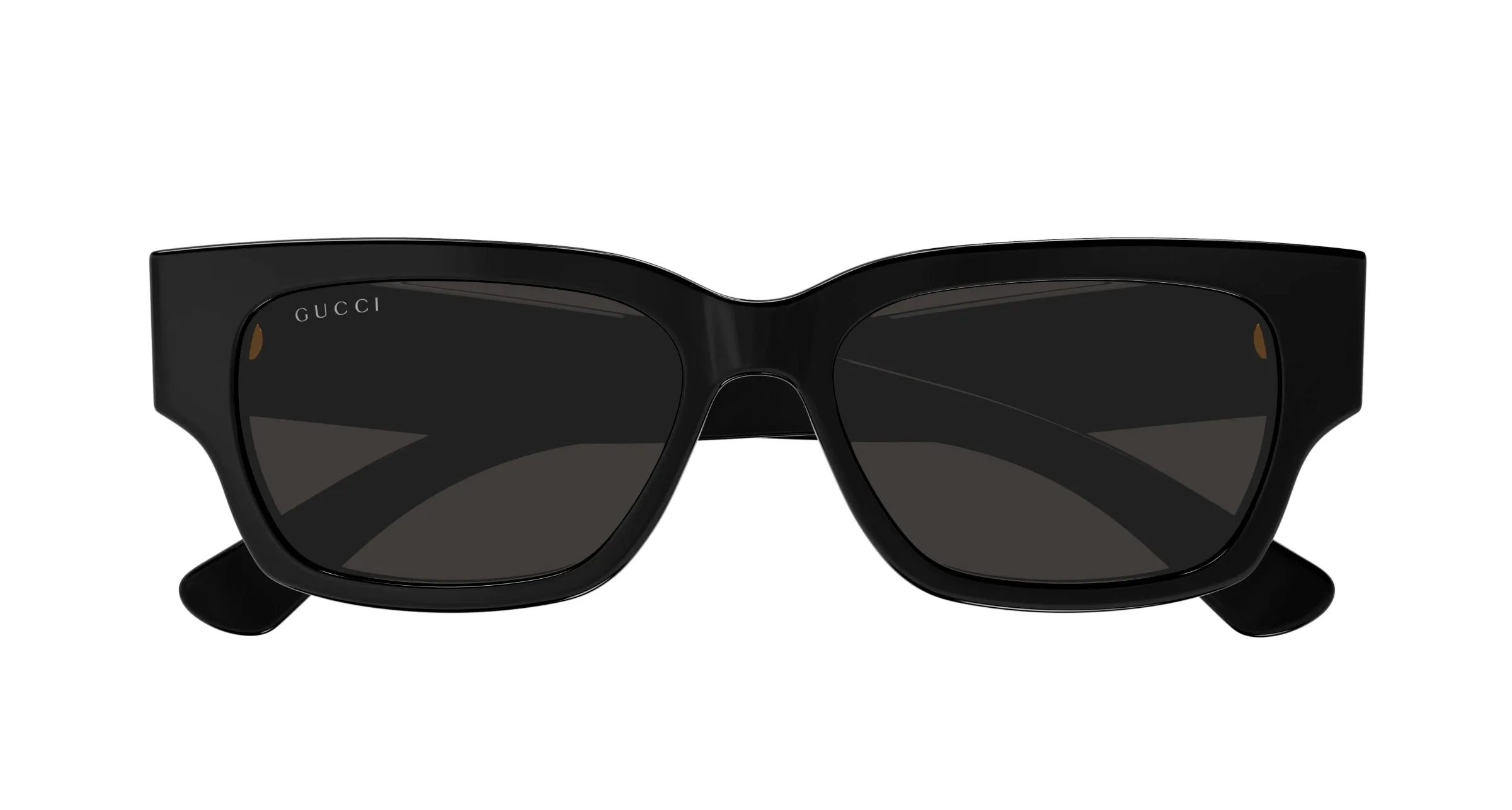 Gucci GG1794S 001 Occhiali da sole Acetato Nero Grigio Squadrata - immagine 2