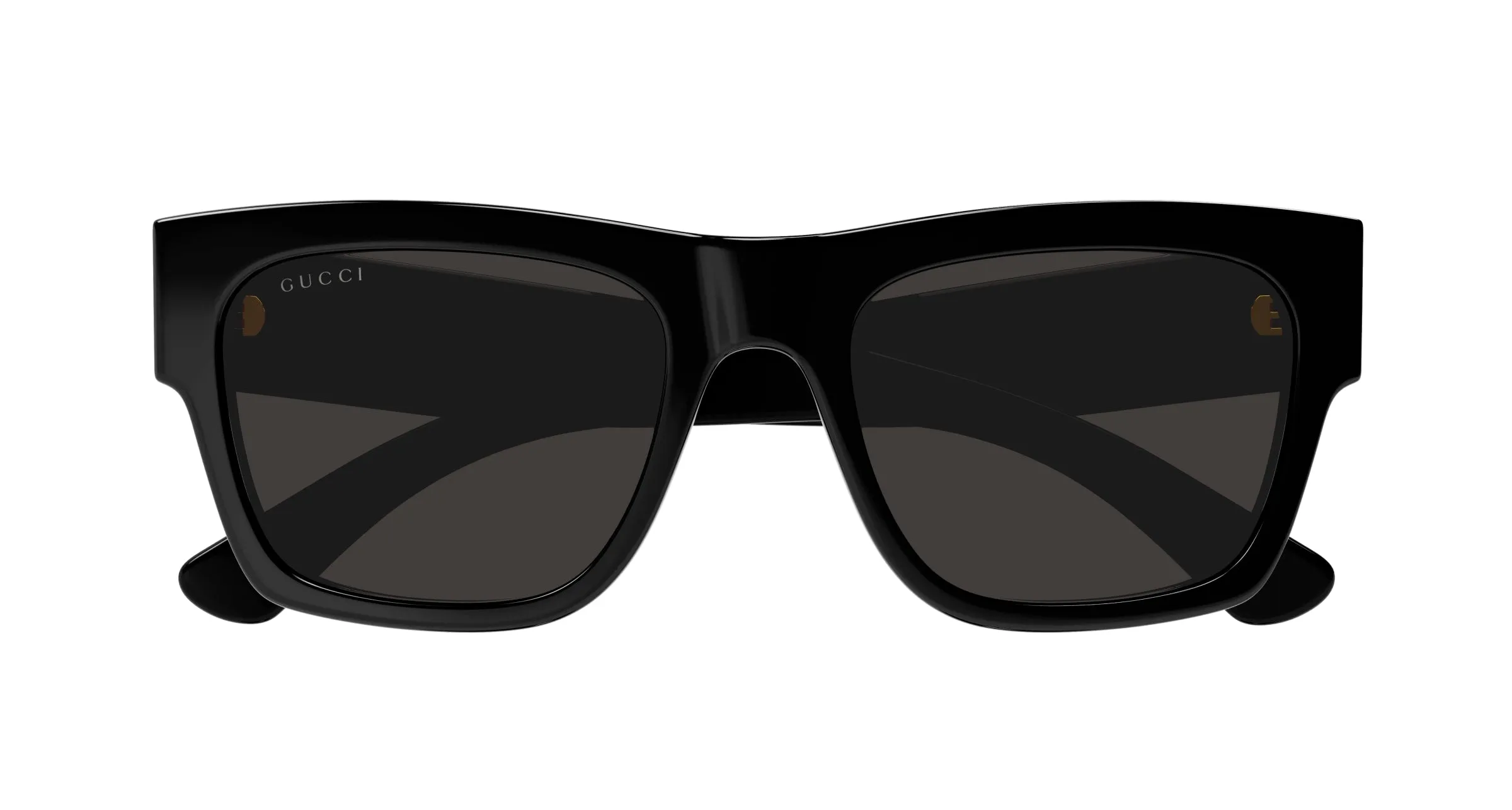 Gucci GG1793S 001 Occhiali da sole Acetato Nero Grigio Squadrata - immagine 2