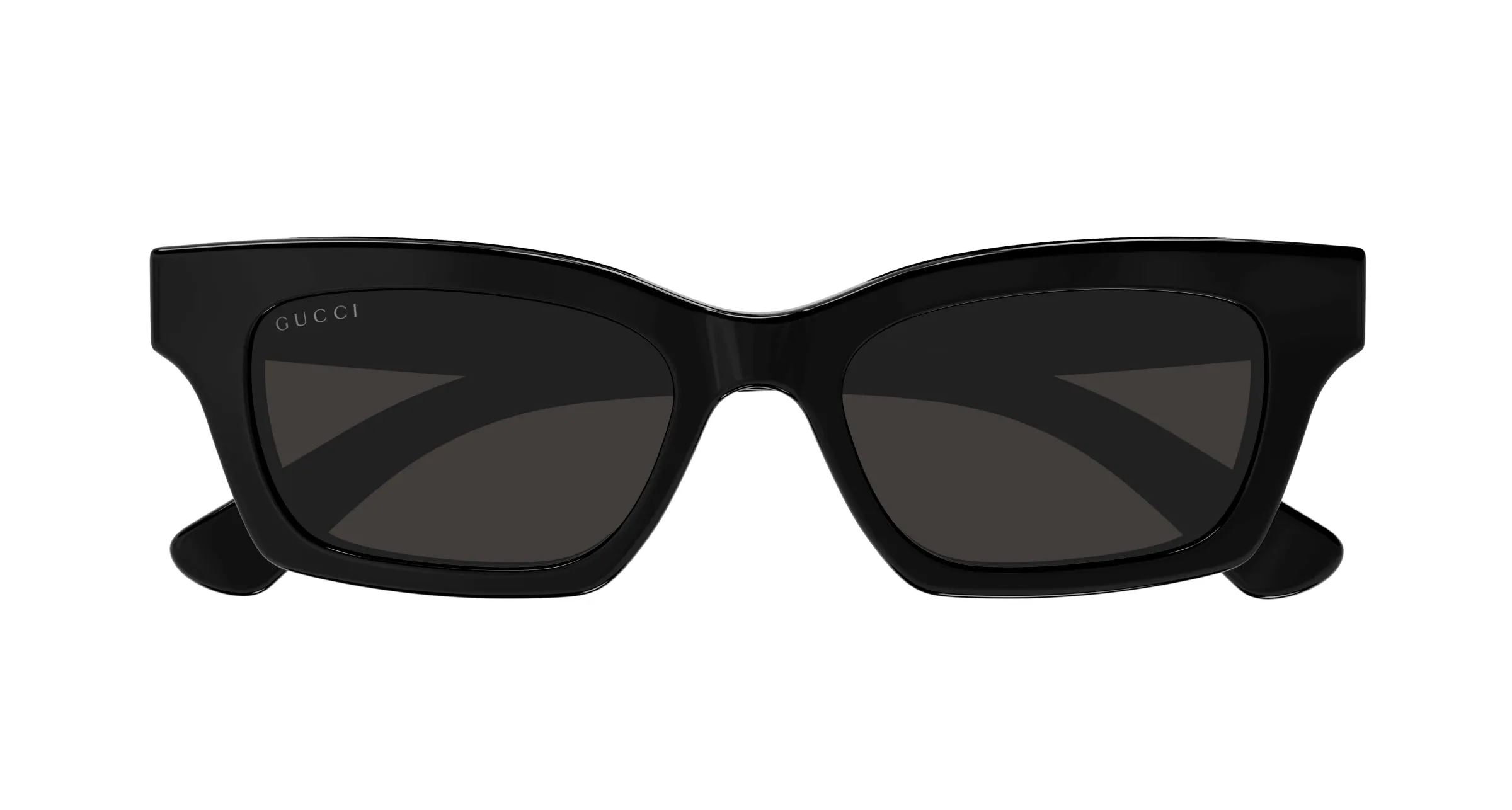 Gucci GG1790S 001 Occhiali da sole Acetato Nero Grigio Cat Eye - immagine 2