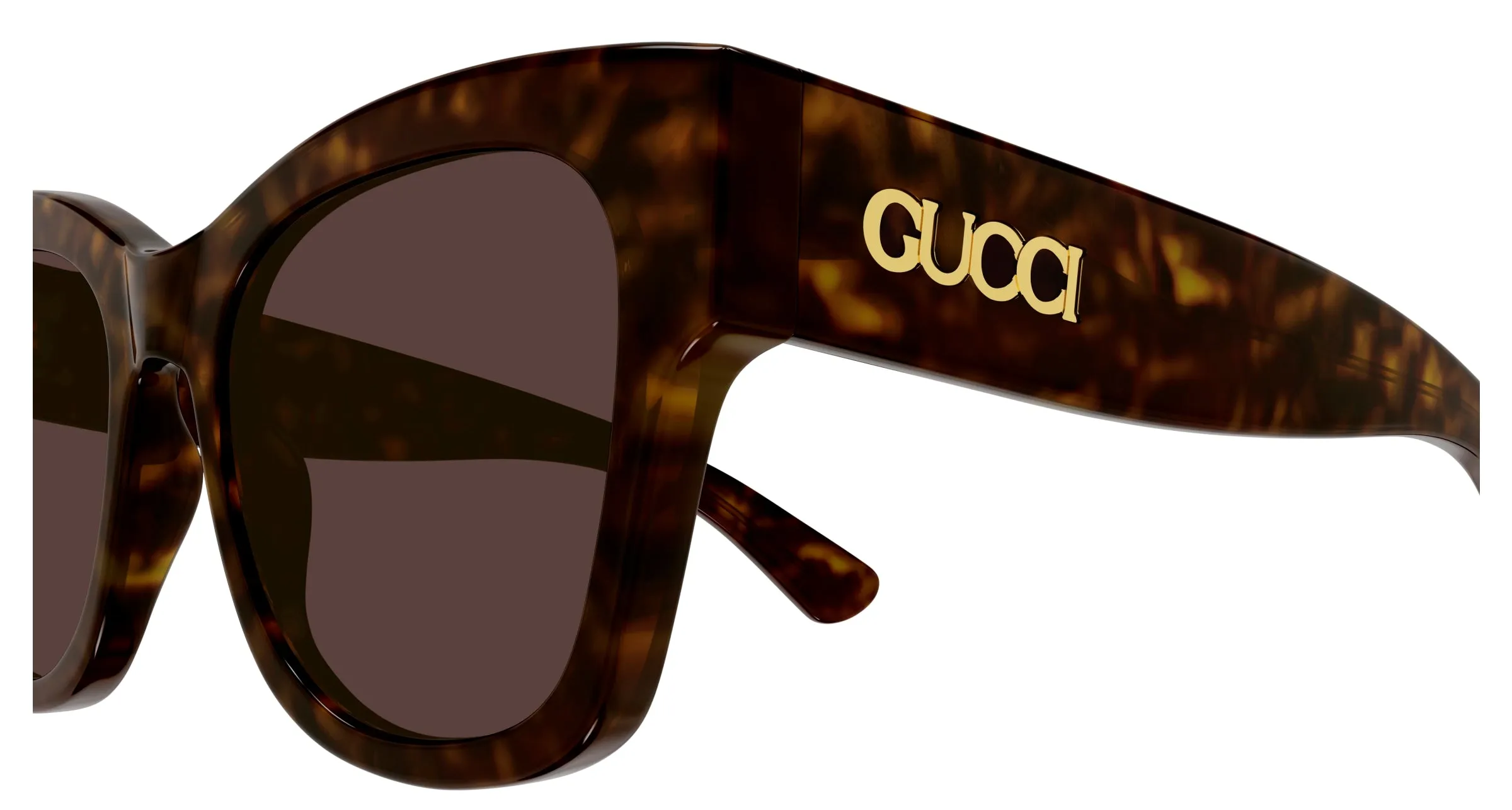 Gucci GG1789S 002 Occhiali da sole Acetato Havana Marrone Farfalla - immagine 3