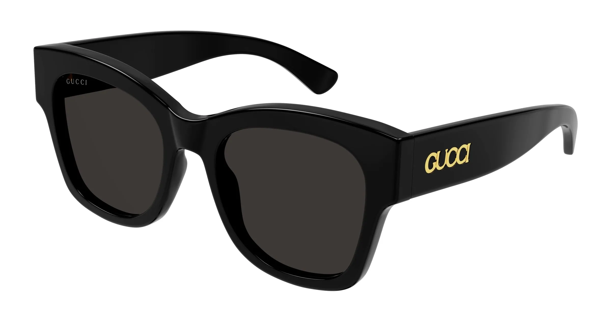 Gucci GG1789S 001 Occhiali da sole Acetato Nero Grigio Farfalla - immagine 1