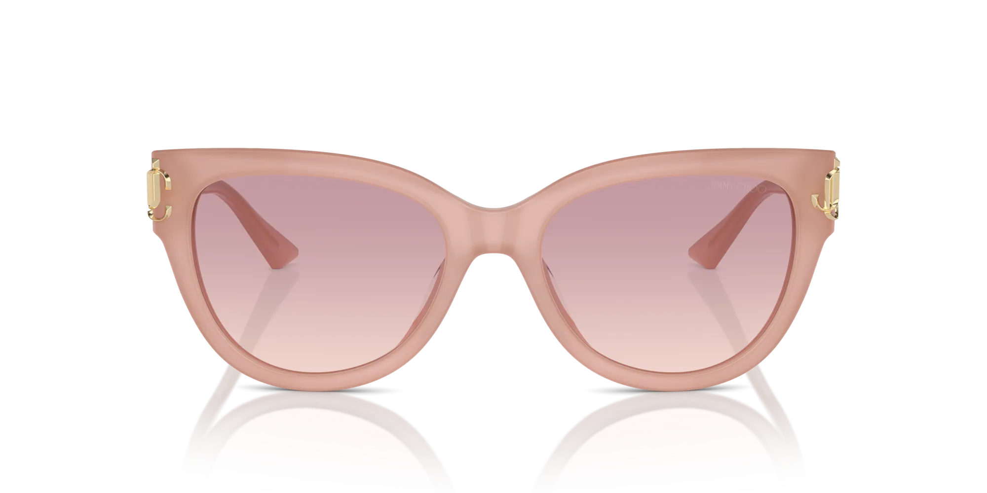 Jimmy Choo JC5018U 502768 Occhiali da sole Acetato Rosa Rosa Pantos Normale Sfumato - immagine 4