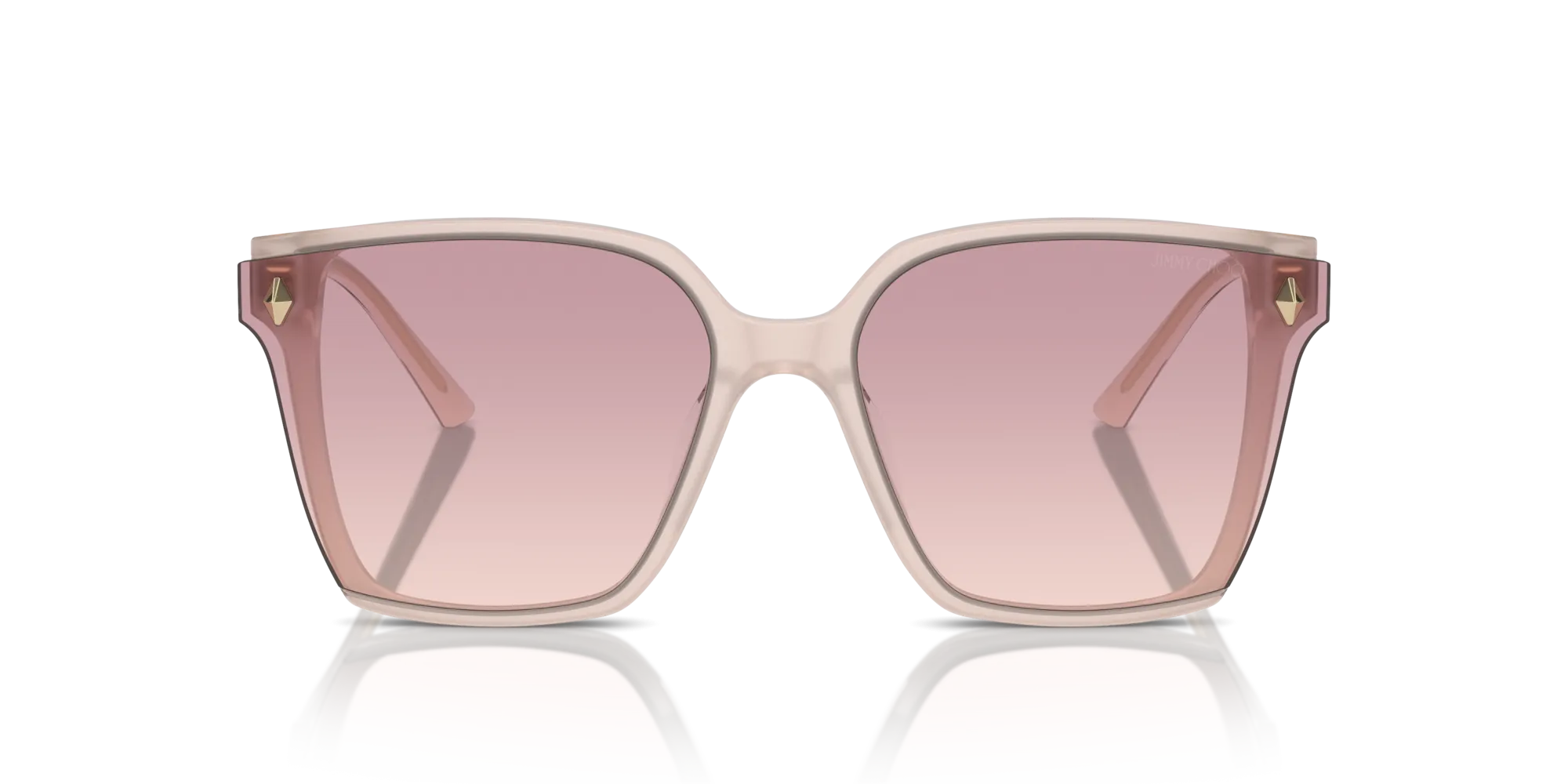 Jimmy Choo JC5016D 505268 Occhiali da sole Acetato Rosa Rosa Squadrata Normale - immagine 4