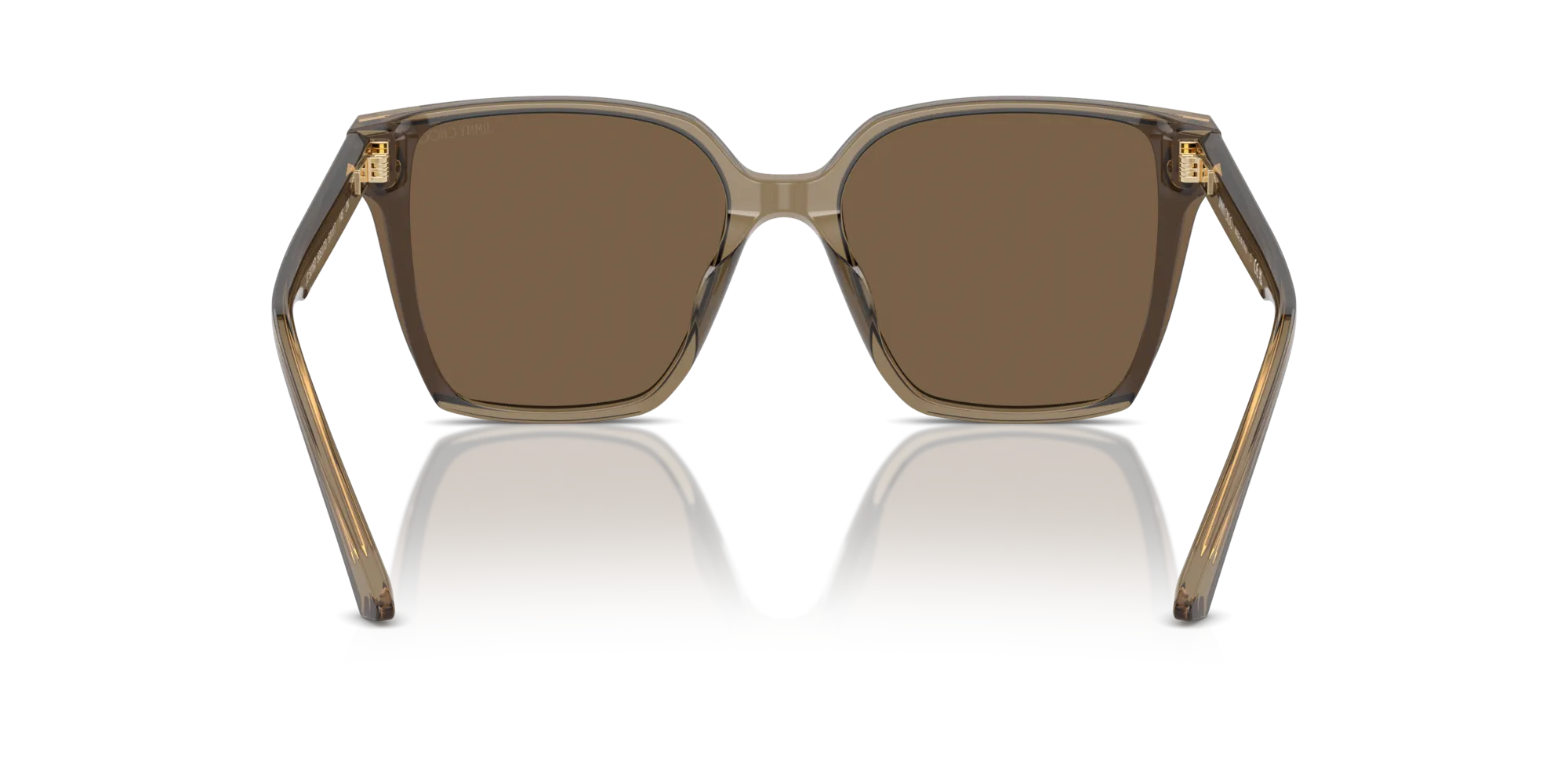 Jimmy Choo JC5016D 505173 Occhiali da sole Acetato Marrone Marrone Squadrata Normale - immagine 2