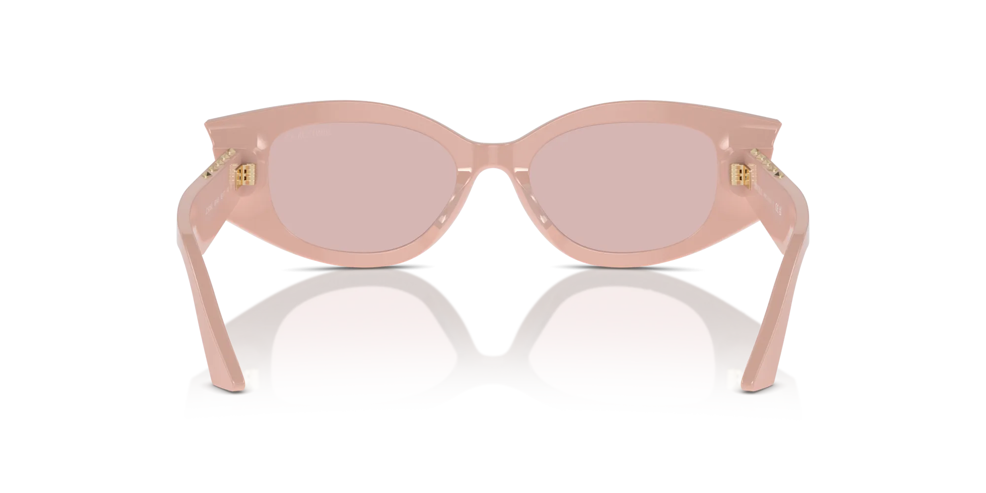 Jimmy Choo JC5015U 5014/5 Occhiali da sole Acetato Rosa Rosa Geometrica Normale - immagine 2