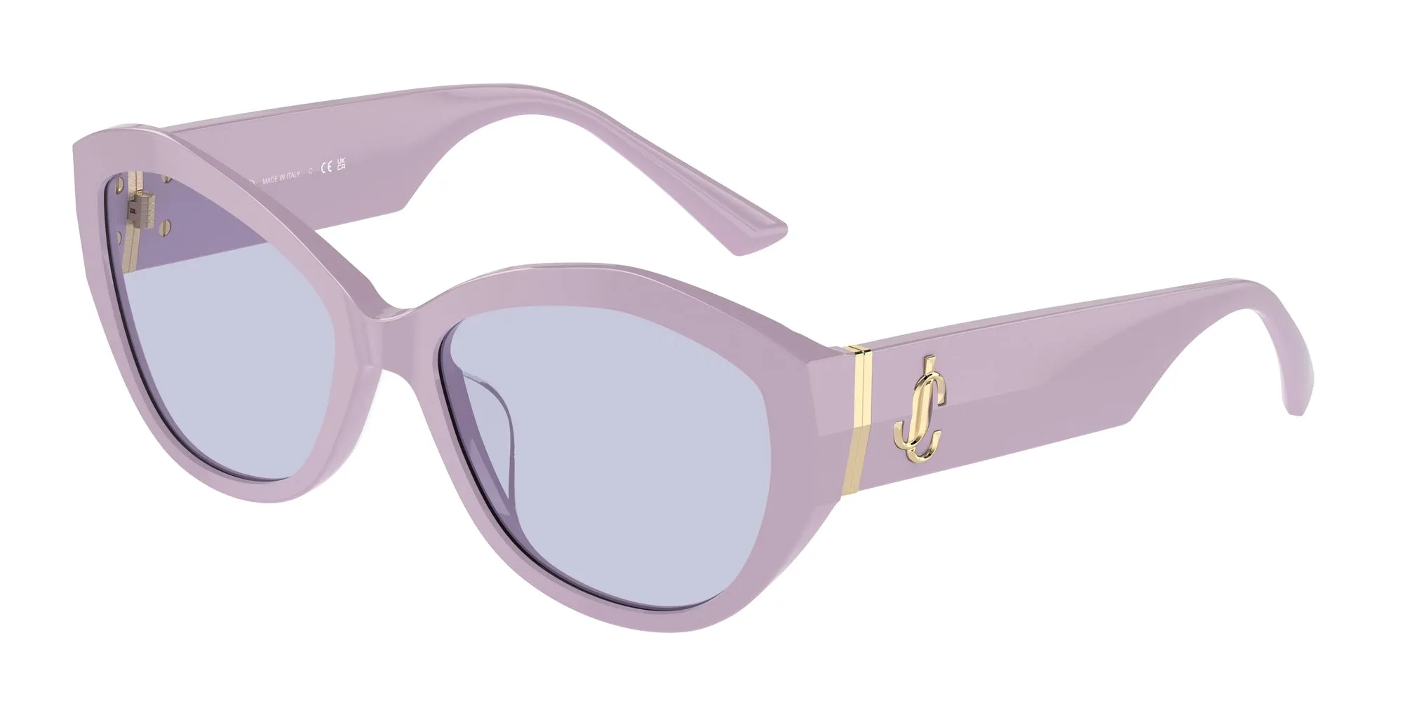 Jimmy Choo JC5013U 50221A Occhiali da sole Acetato Viola Lilla Farfalla Normale - immagine 1