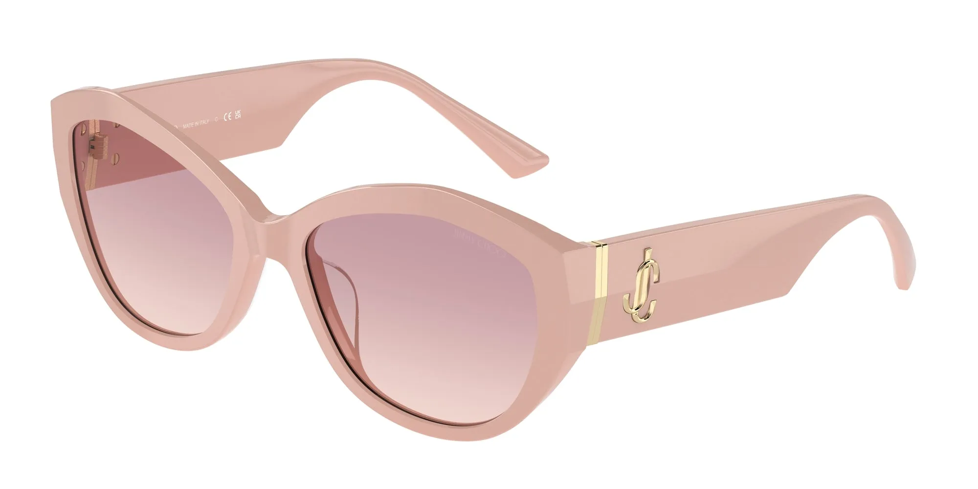 Jimmy Choo JC5013U 501468 Occhiali da sole Acetato Rosa Rosa Farfalla Normale Sfumato - immagine 1