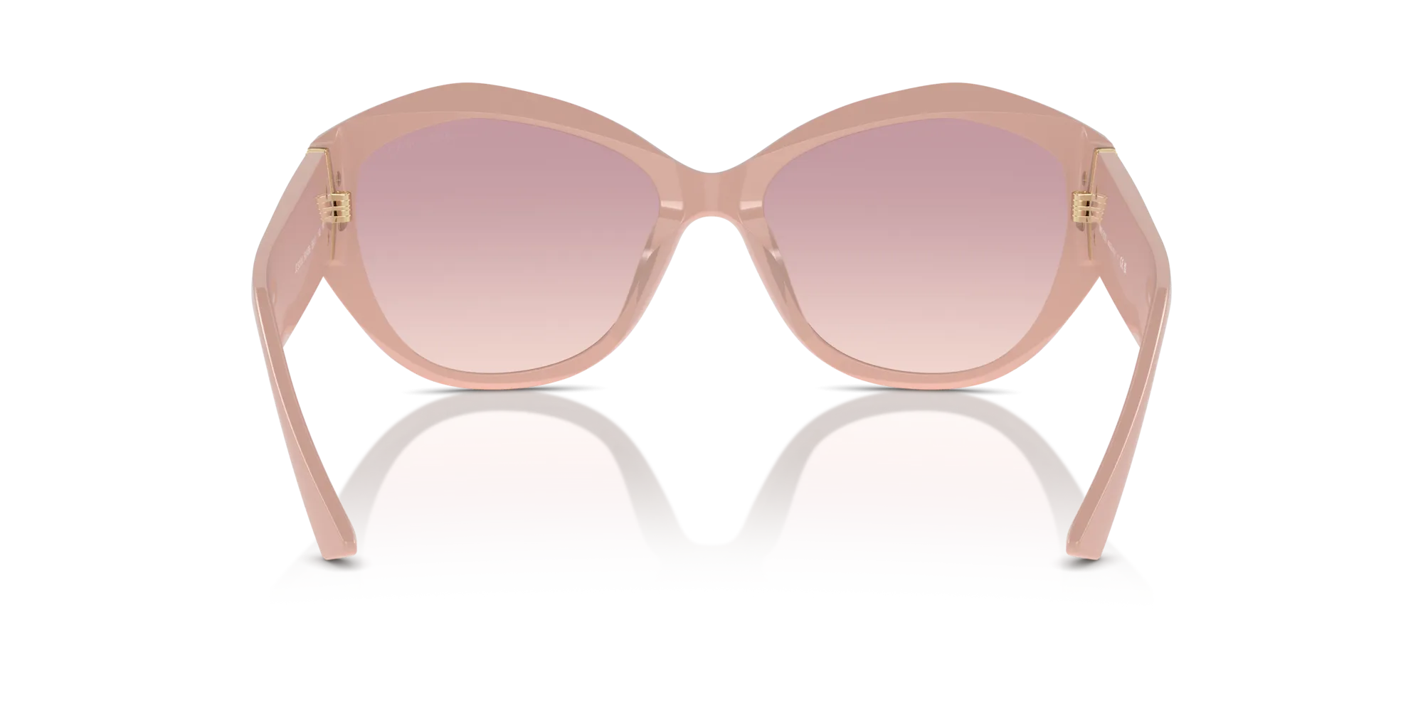 Jimmy Choo JC5013U 501468 Occhiali da sole Acetato Rosa Rosa Farfalla Normale Sfumato - immagine 2