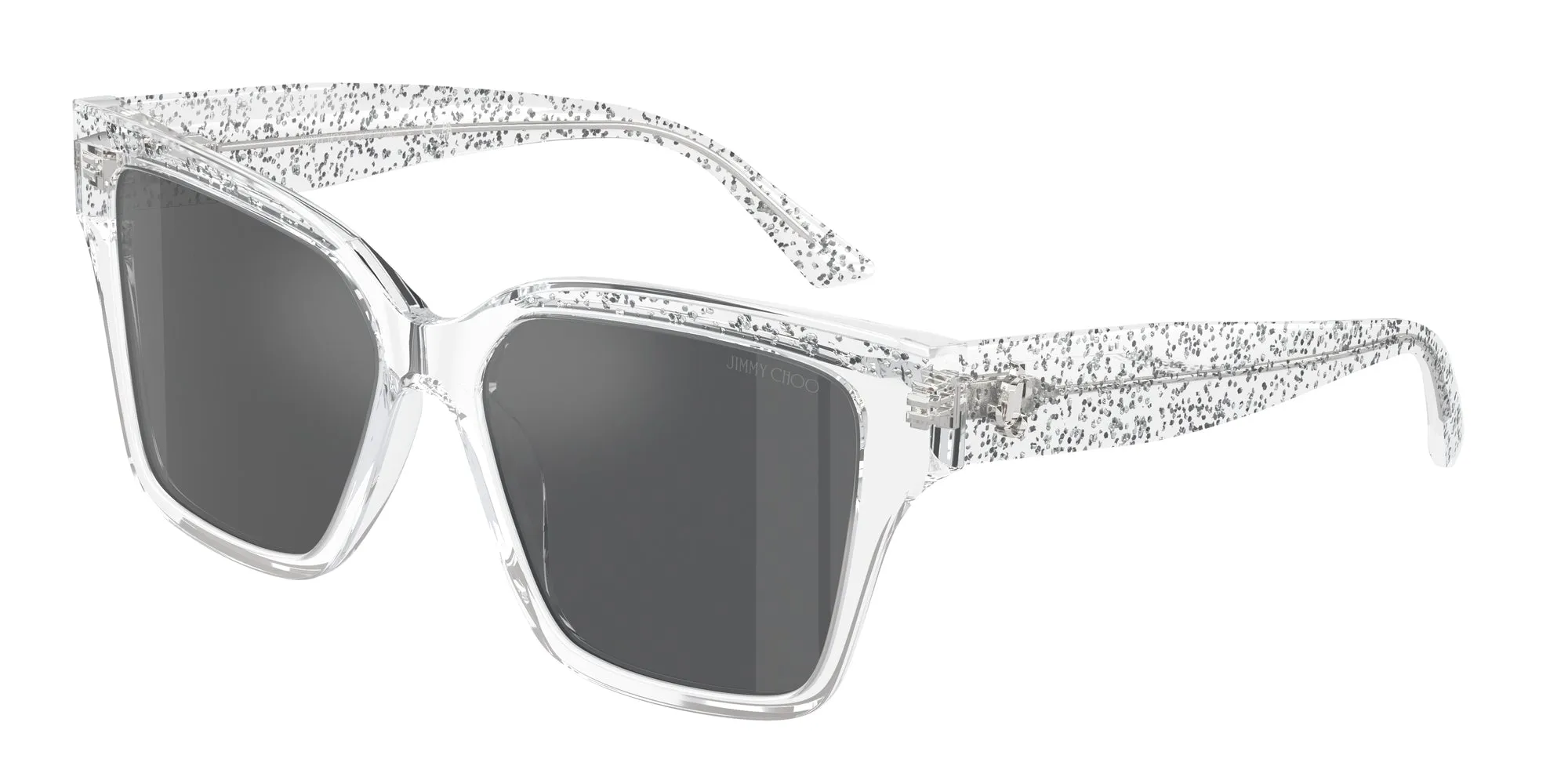Jimmy Choo JC5003 50376G Occhiali da sole Acetato Trasparente Grigio Pillow Normale - immagine 1