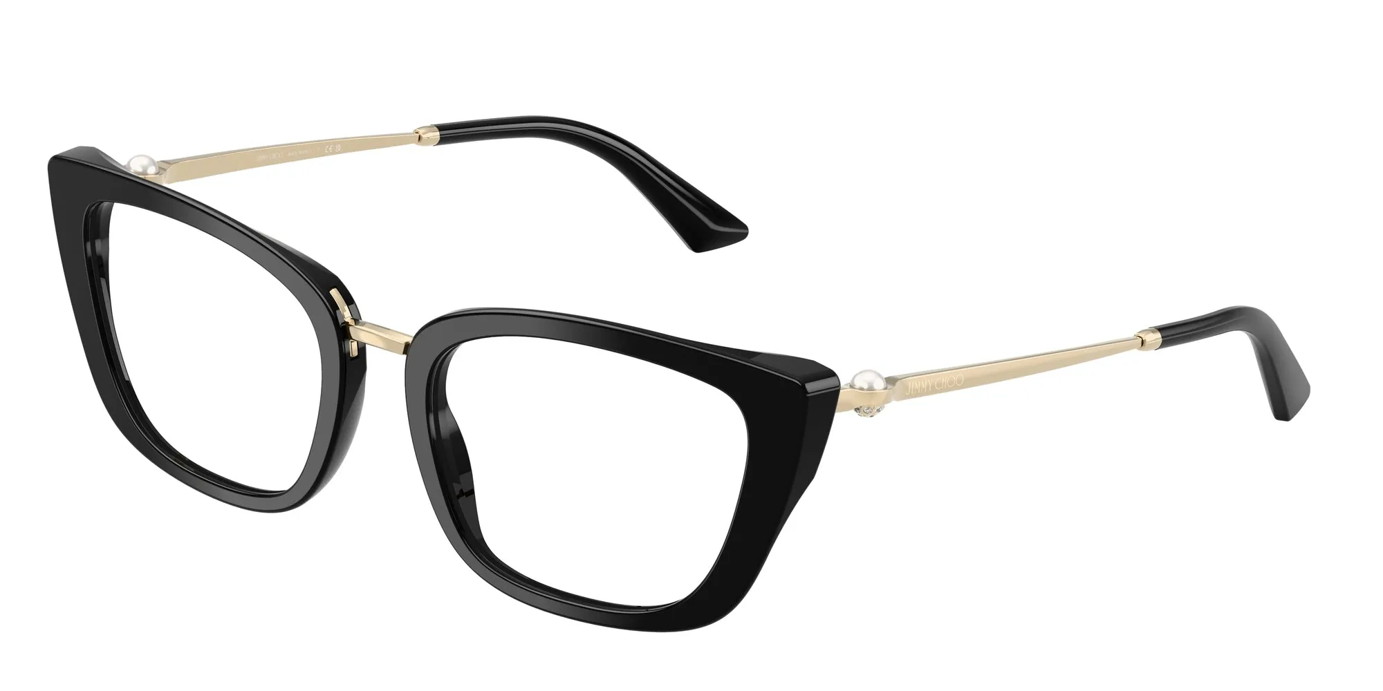 Jimmy Choo JC3034HB 5000 Montature da vista Acetato Nero Cat Eye Normale - immagine 1