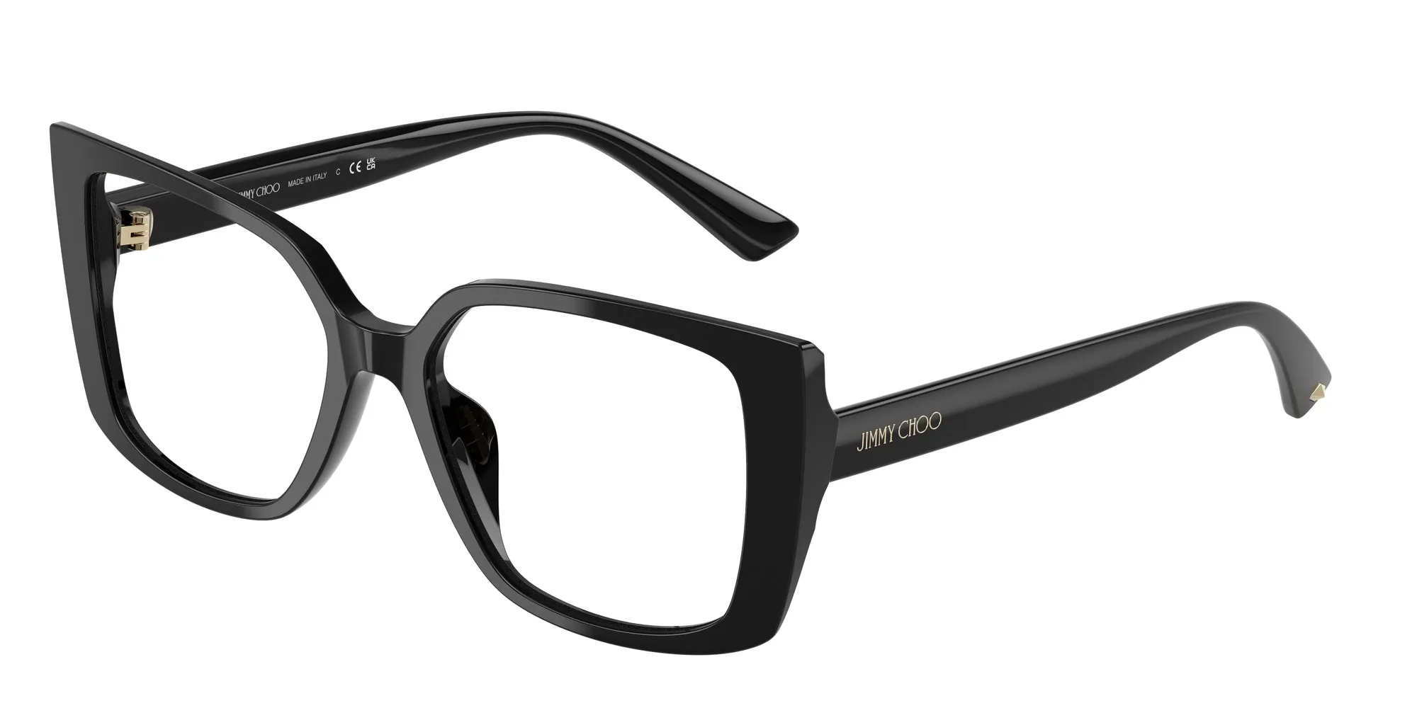 Jimmy Choo JC3024U 5000 Montature da vista Acetato Nero Farfalla Normale - immagine 1
