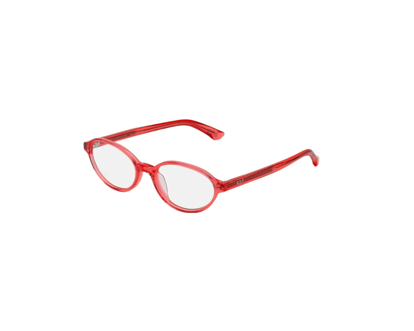 Retrosuperfuture 1T5 NUMERO 04 LIGHT RED Montature da vista Acetato Rosso Rotonda - immagine 1