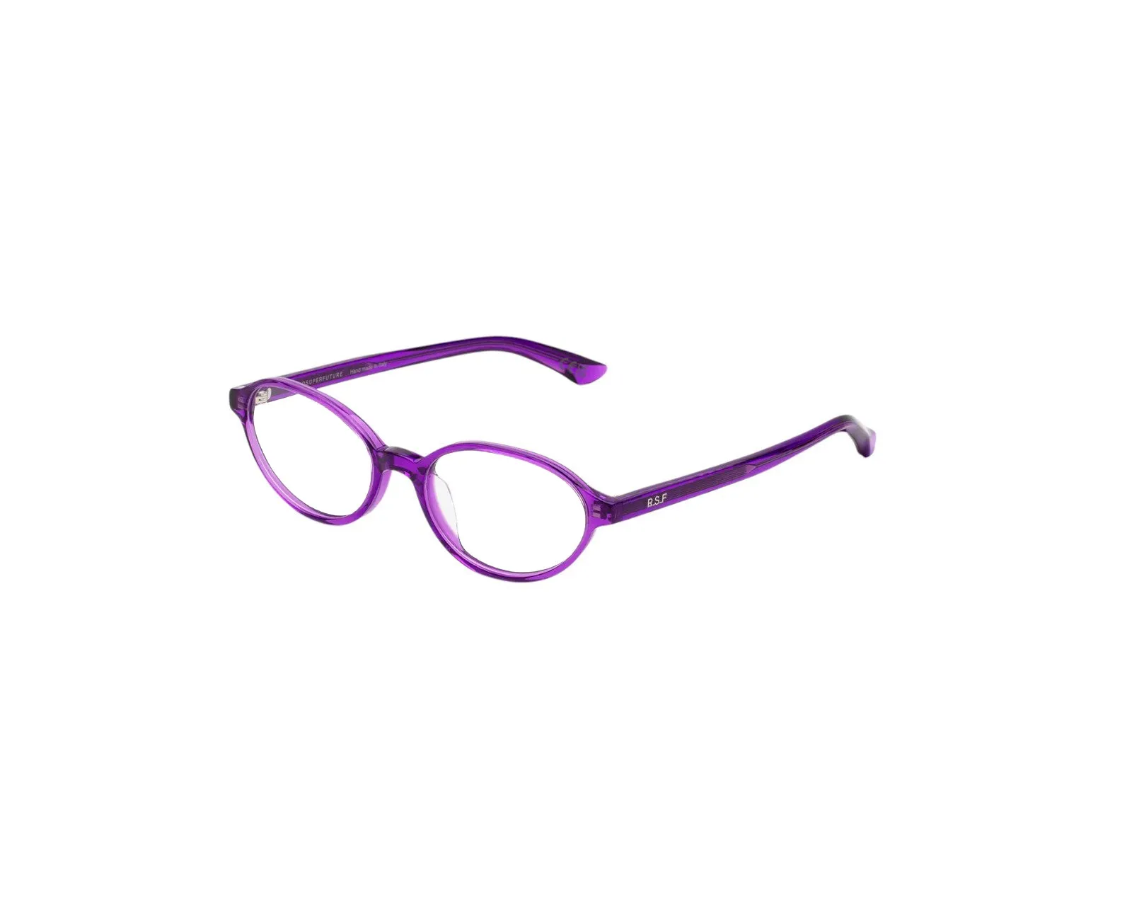 Retrosuperfuture X9Z NUMERO 04 LIGHT PURPLE Montature da vista Acetato Viola Rotonda - immagine 1