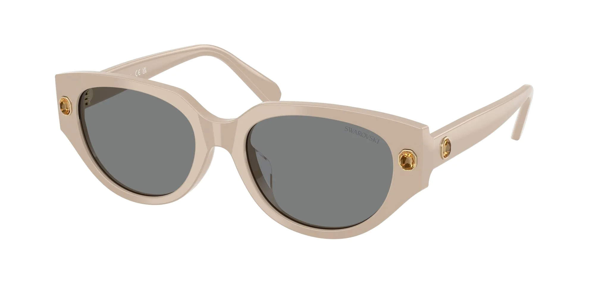 Swarovski SK6035D 106887 Occhiali da sole Acetato Rosa Grigio Farfalla Normale - immagine 1