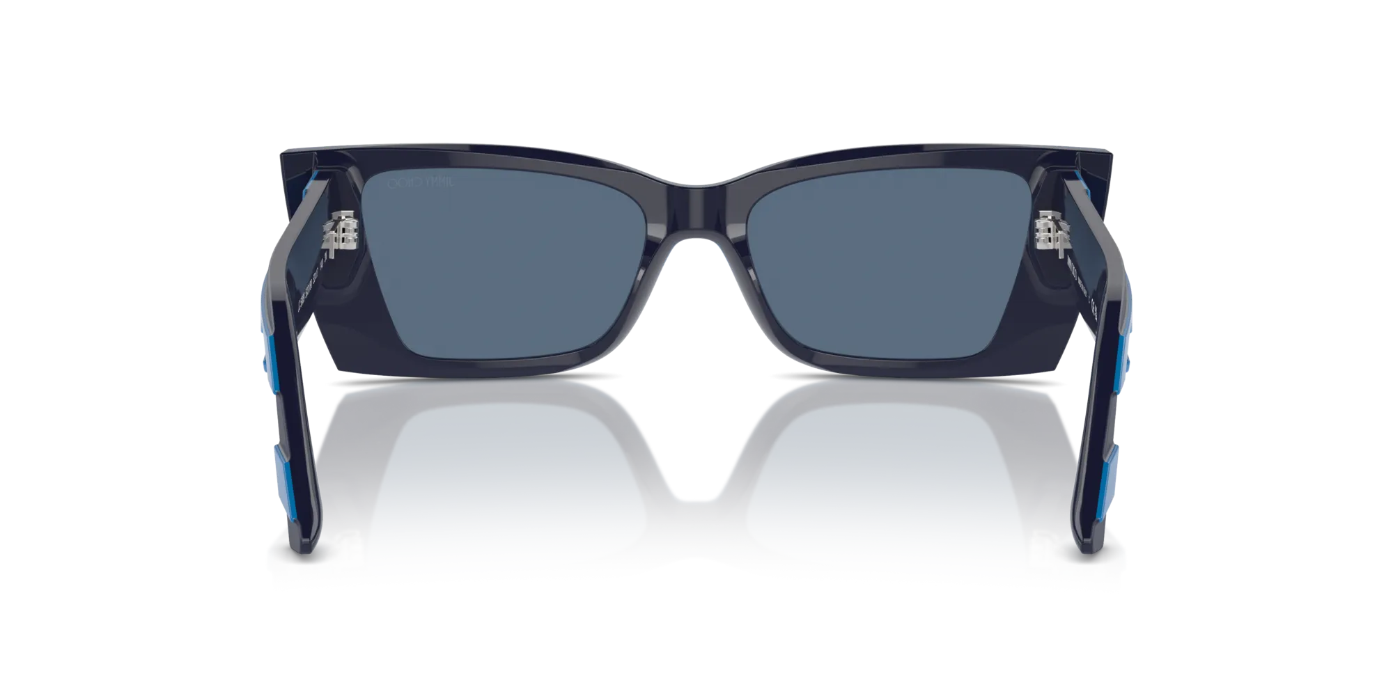 Jimmy Choo JC5009 503180 Occhiali da sole Acetato Blu Blu Squadrata Normale - immagine 2