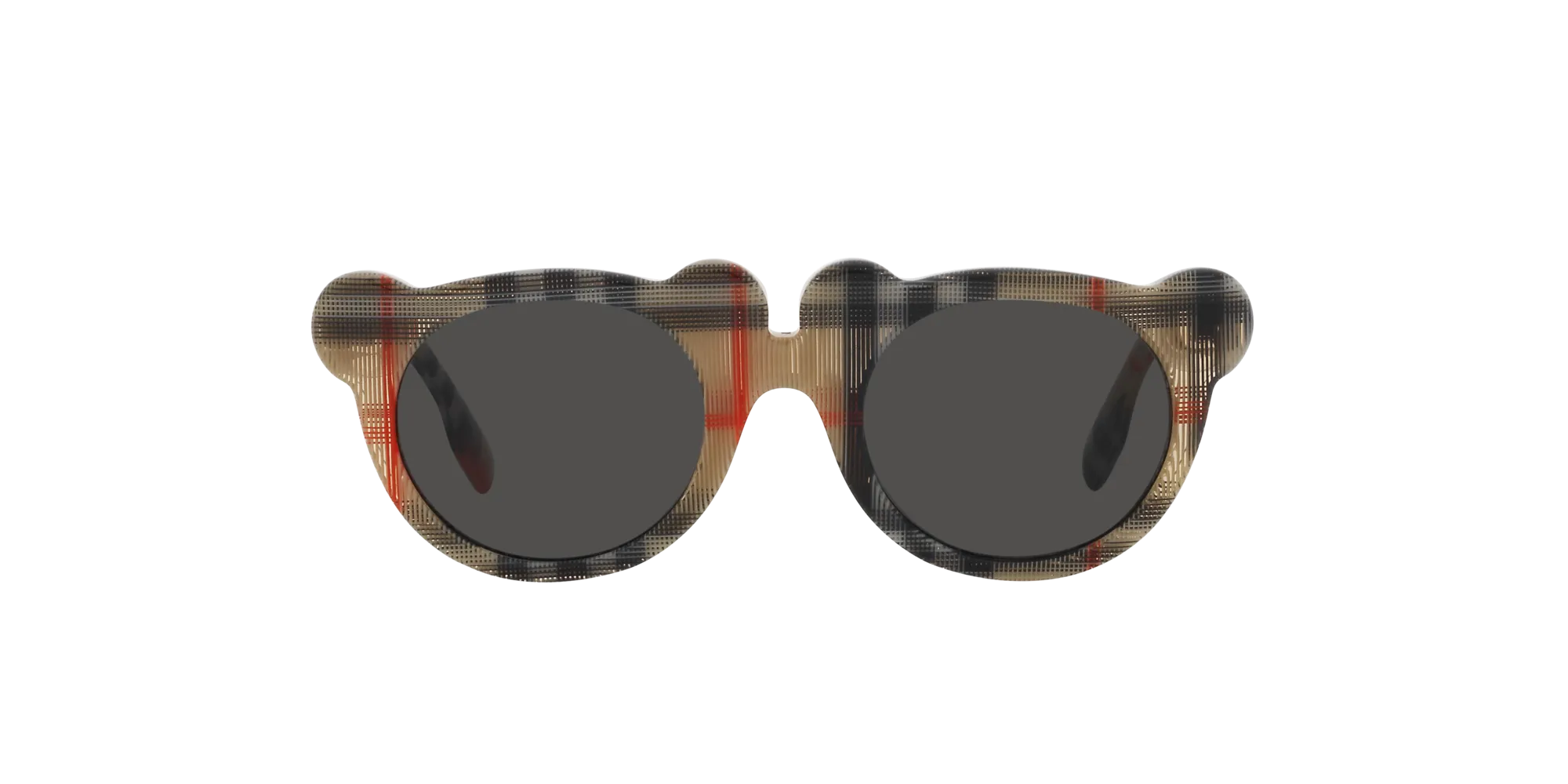 Burberry JB4355 377887 Occhiali da sole Acetato Marrone Grigio Rotonda Normale - immagine 2