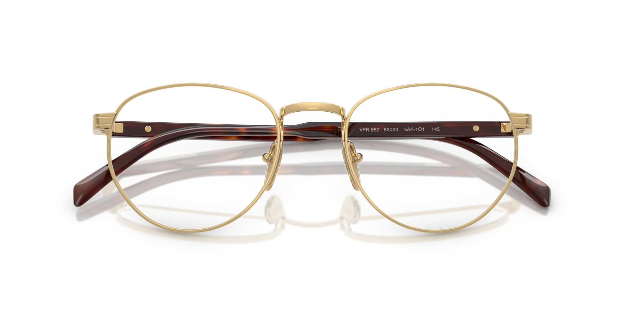 Prada PR B52V 5AK1O1 Montature da vista Metallo Oro Pantos Normale - immagine 2