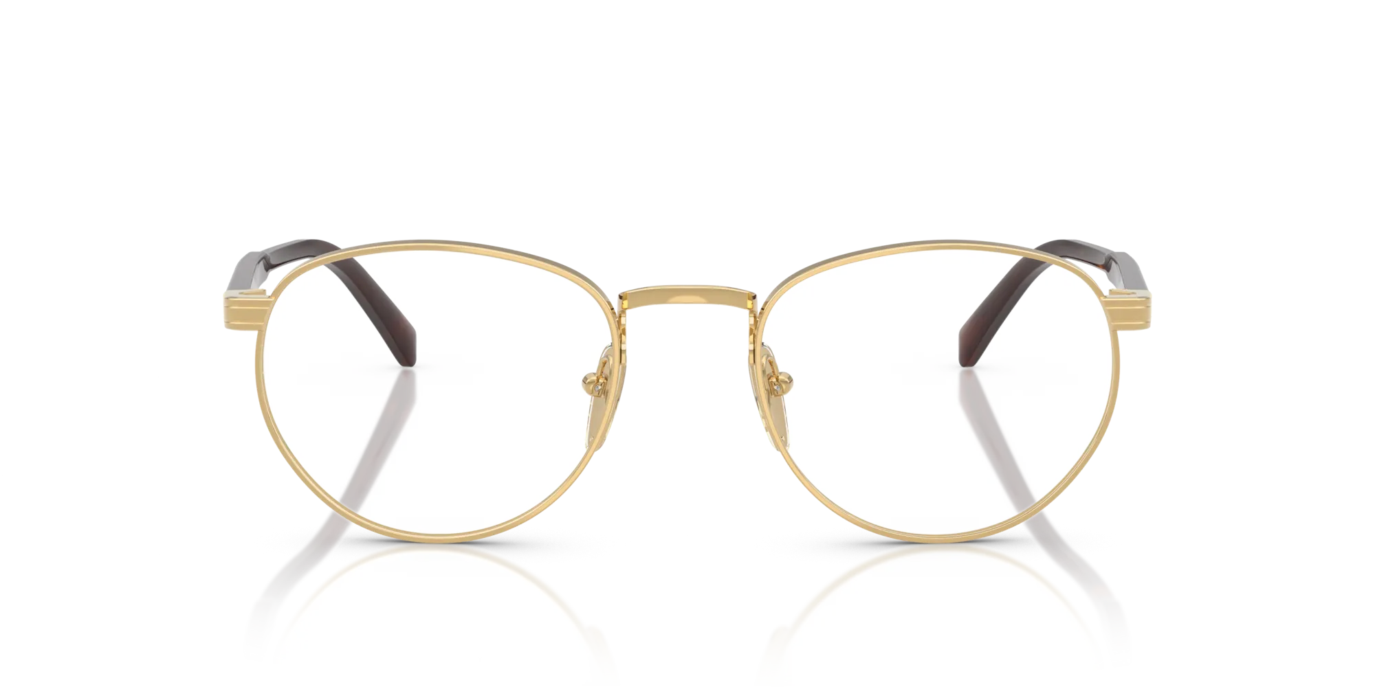 Prada PR B52V 5AK1O1 Montature da vista Metallo Oro Pantos Normale - immagine 3