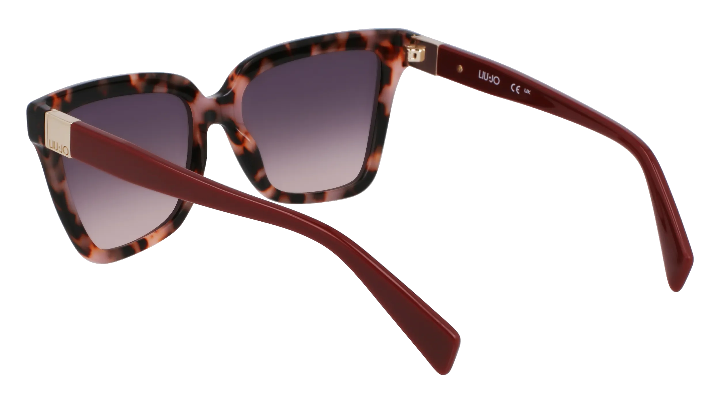 Liu Jo LJ803S 658 Occhiali da sole Acetato Rosa Squadrata Normale - immagine 4
