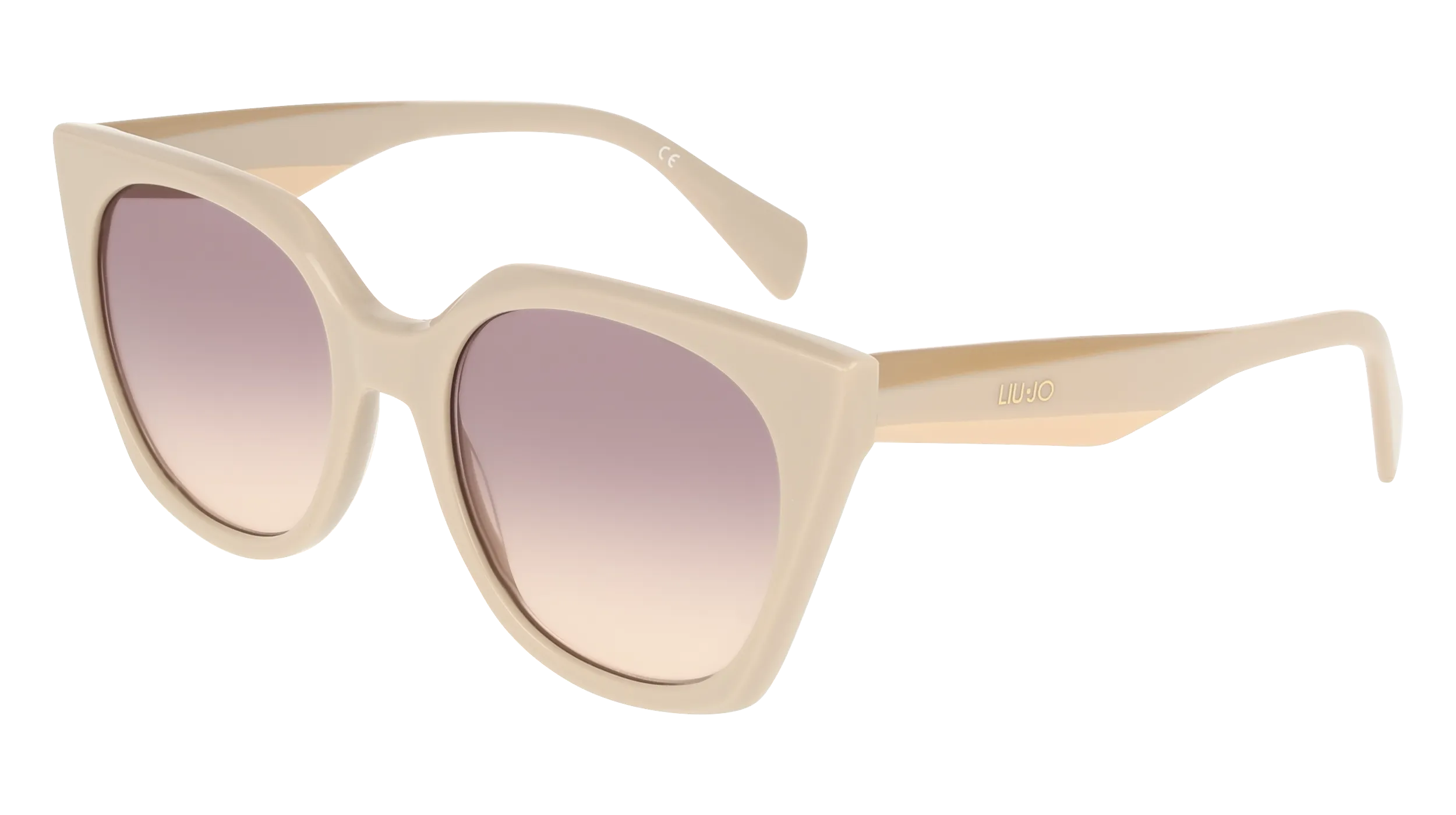 Liu Jo LJ813S 264 Occhiali da sole Acetato Beige Grigio Squadrata Normale - immagine 1