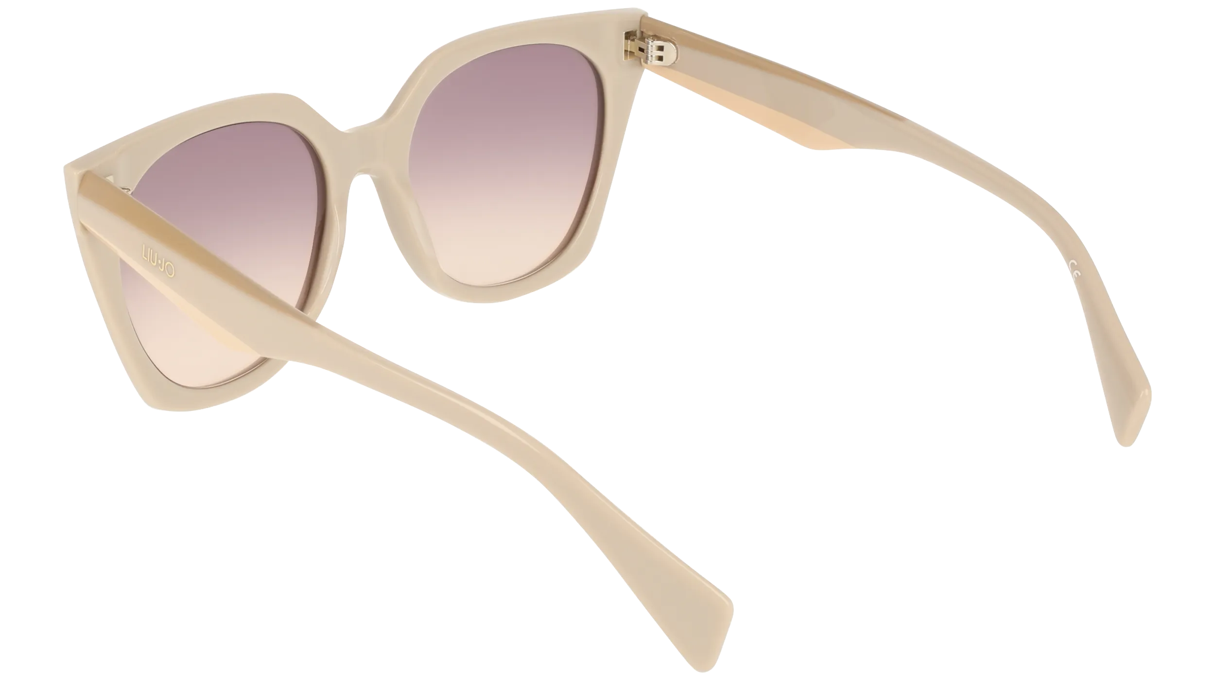 Liu Jo LJ813S 264 Occhiali da sole Acetato Beige Grigio Squadrata Normale - immagine 4