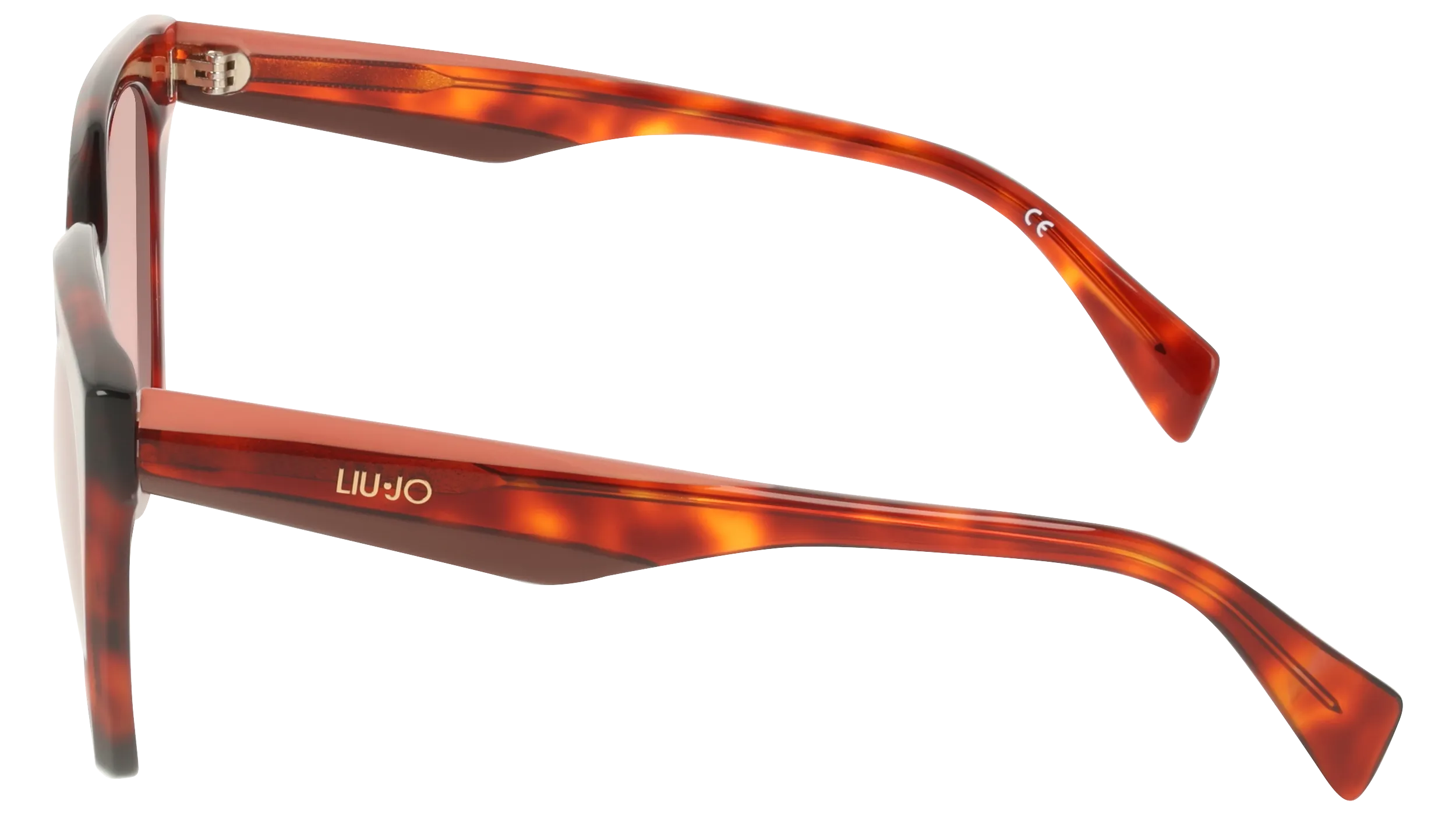 Liu Jo LJ813S 640 Occhiali da sole Acetato Rosso Squadrata Normale - immagine 3