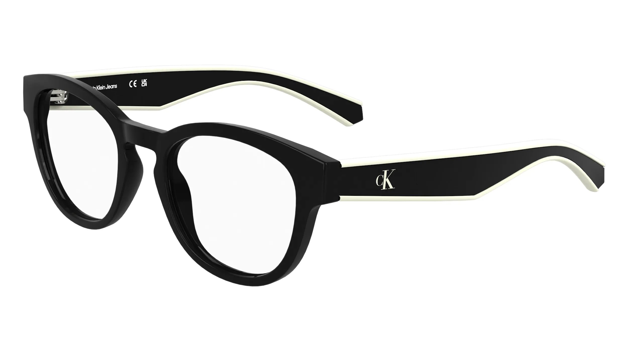 Calvin Klein Junior Calvin Klein CKJ25303 1 Montature da vista bambino Bio-iniettato Nero Rotonda Normale - immagine 1