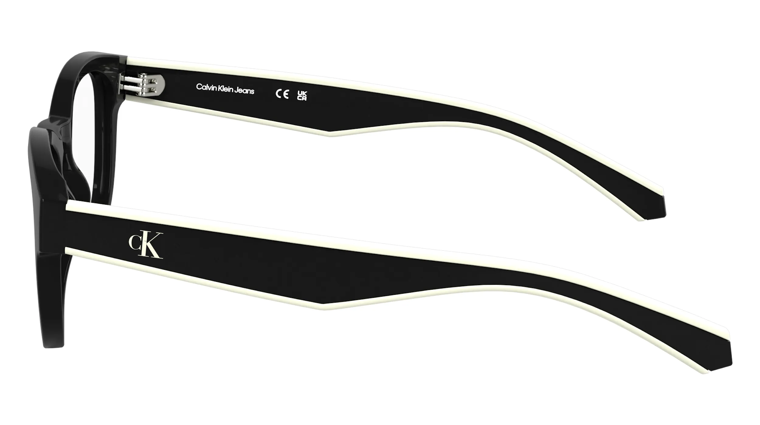 Calvin Klein Junior Calvin Klein CKJ25303 1 Montature da vista bambino Bio-iniettato Nero Rotonda Normale - immagine 3