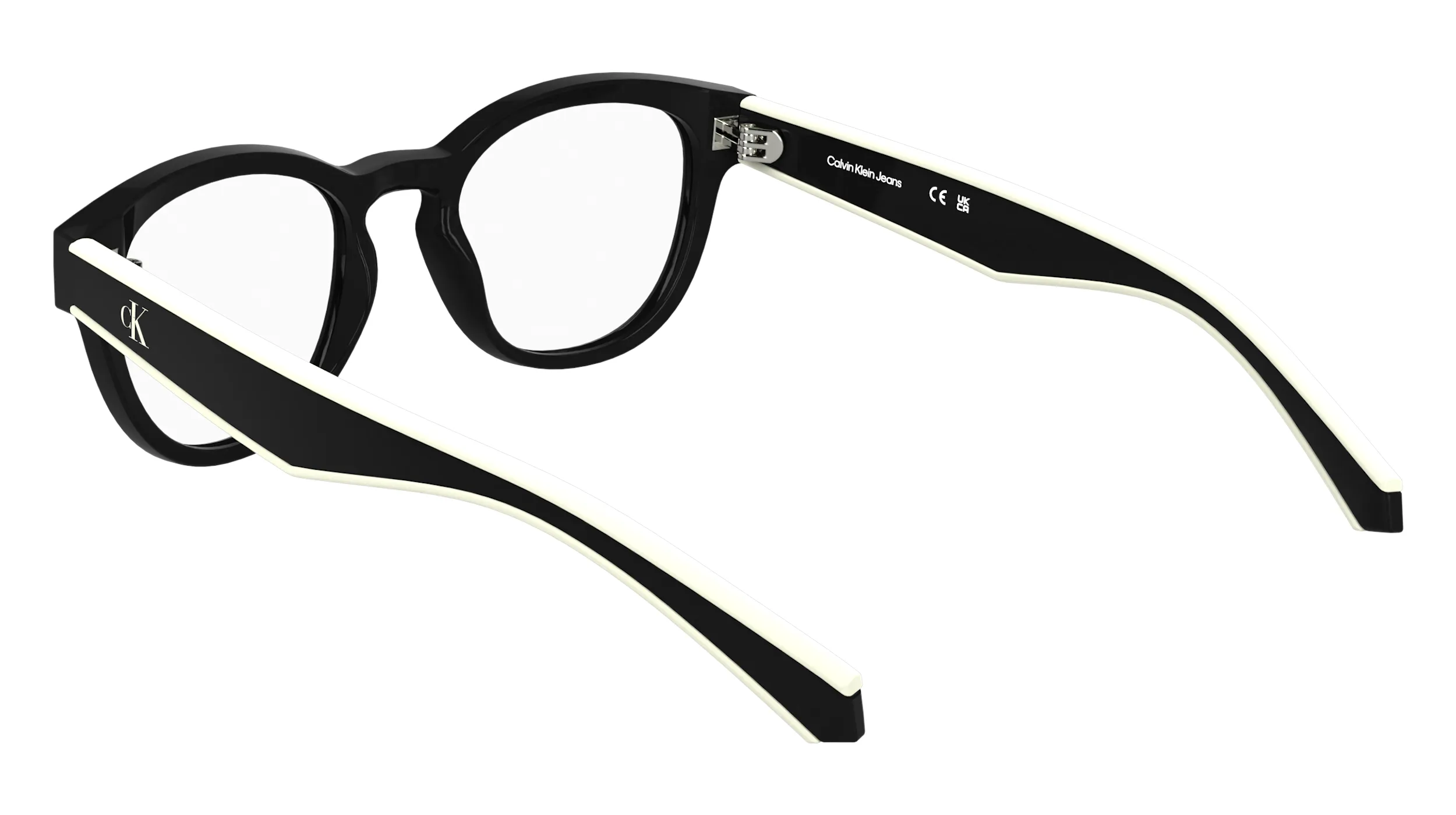 Calvin Klein Junior Calvin Klein CKJ25303 1 Montature da vista bambino Bio-iniettato Nero Rotonda Normale - immagine 4