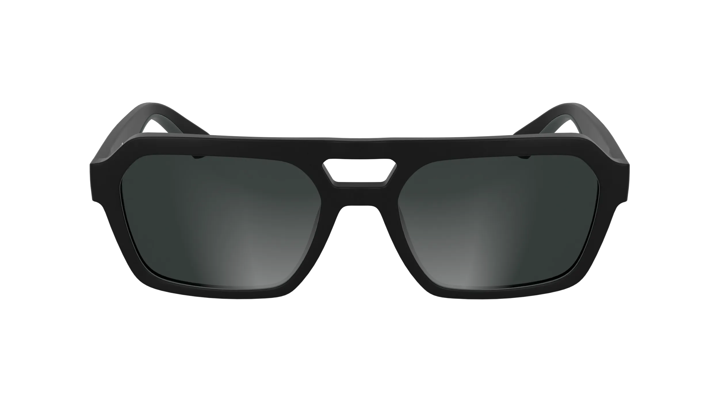 Calvin Klein CKJ25603S 002 Occhiali da sole Bio-iniettato Nero Grigio Squadrata Normale - immagine 2