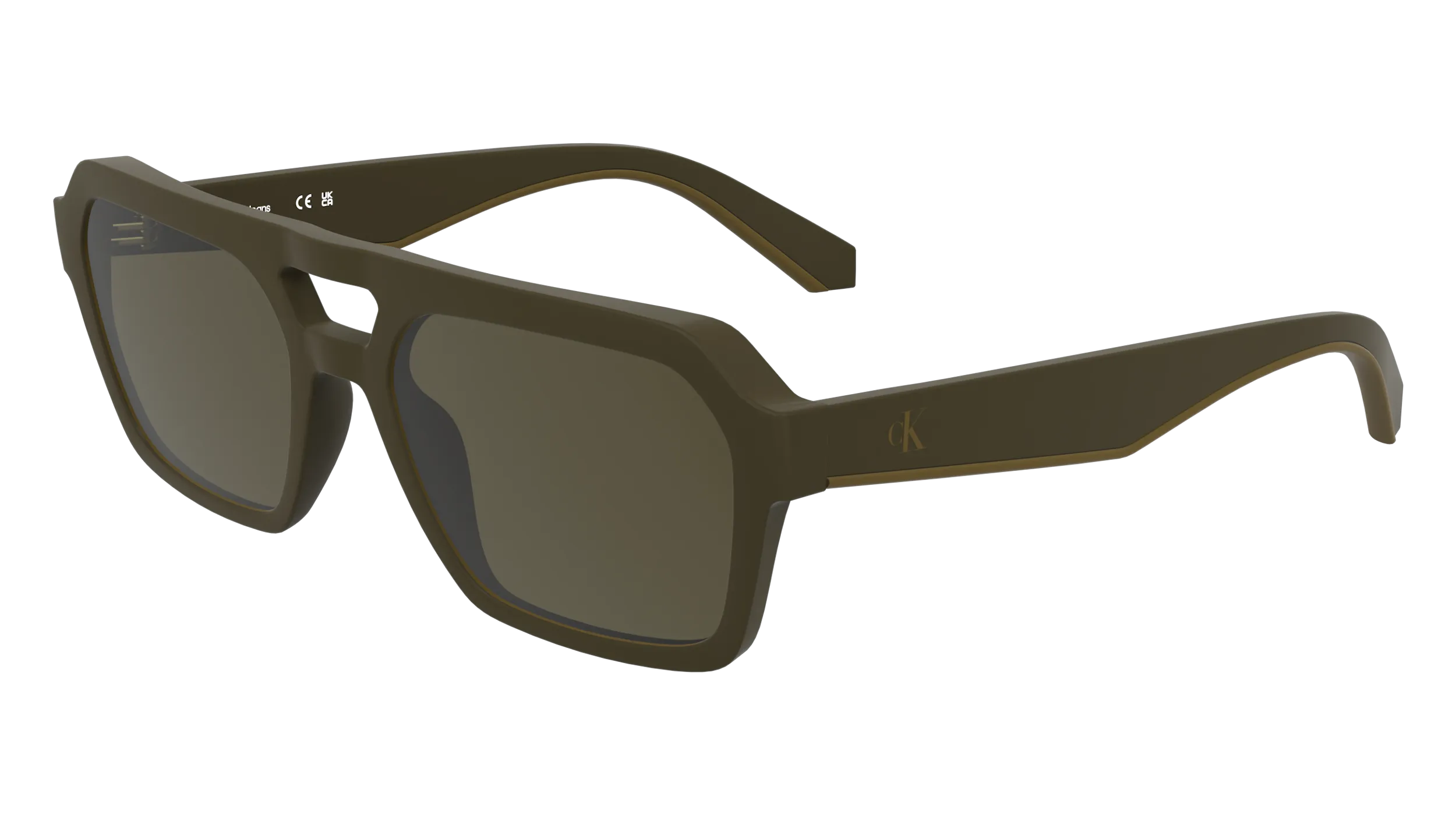Calvin Klein CKJ25603S 210 Occhiali da sole Bio-iniettato Marrone Marrone Squadrata Normale - immagine 1