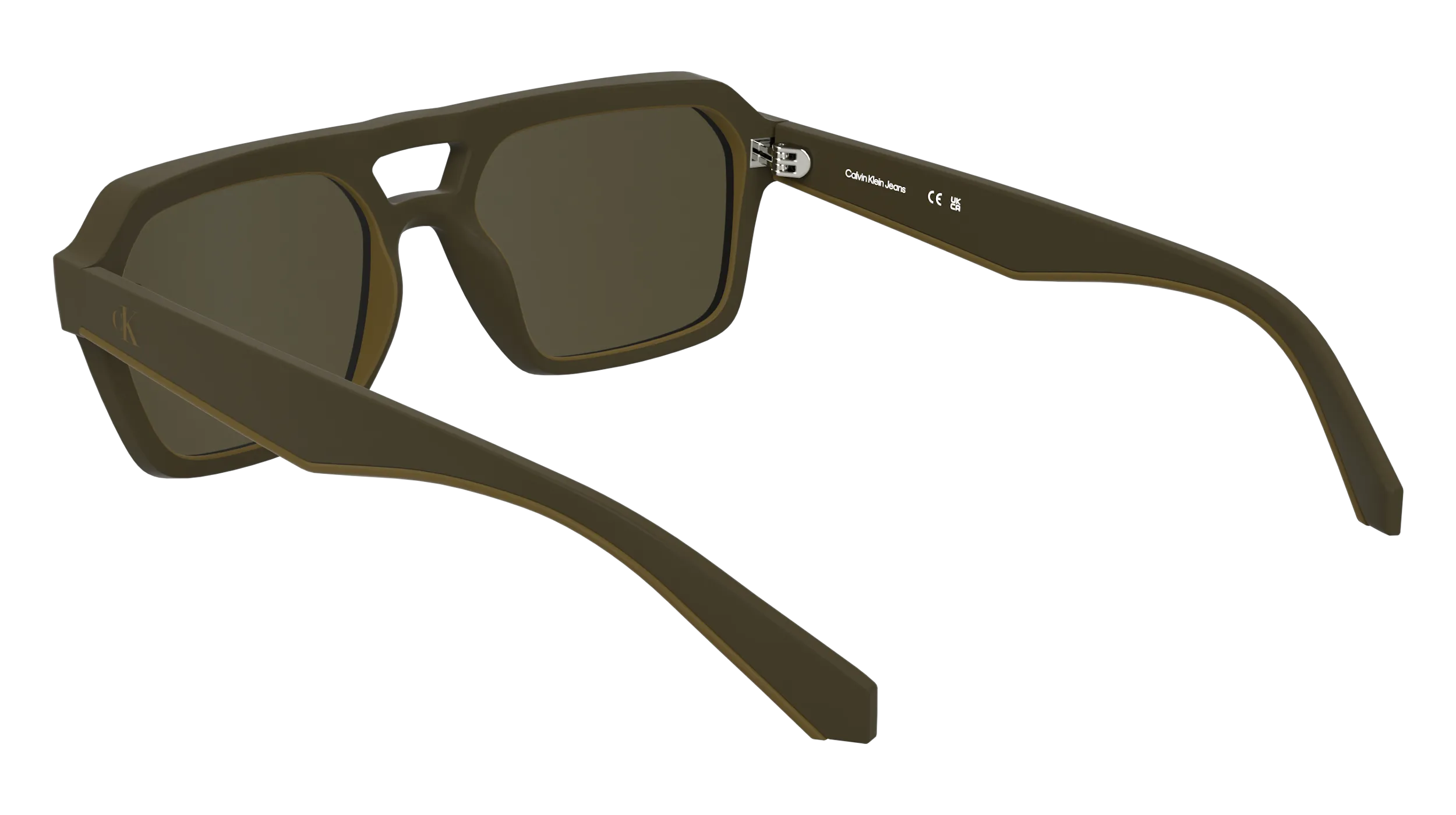 Calvin Klein CKJ25603S 210 Occhiali da sole Bio-iniettato Marrone Marrone Squadrata Normale - immagine 4
